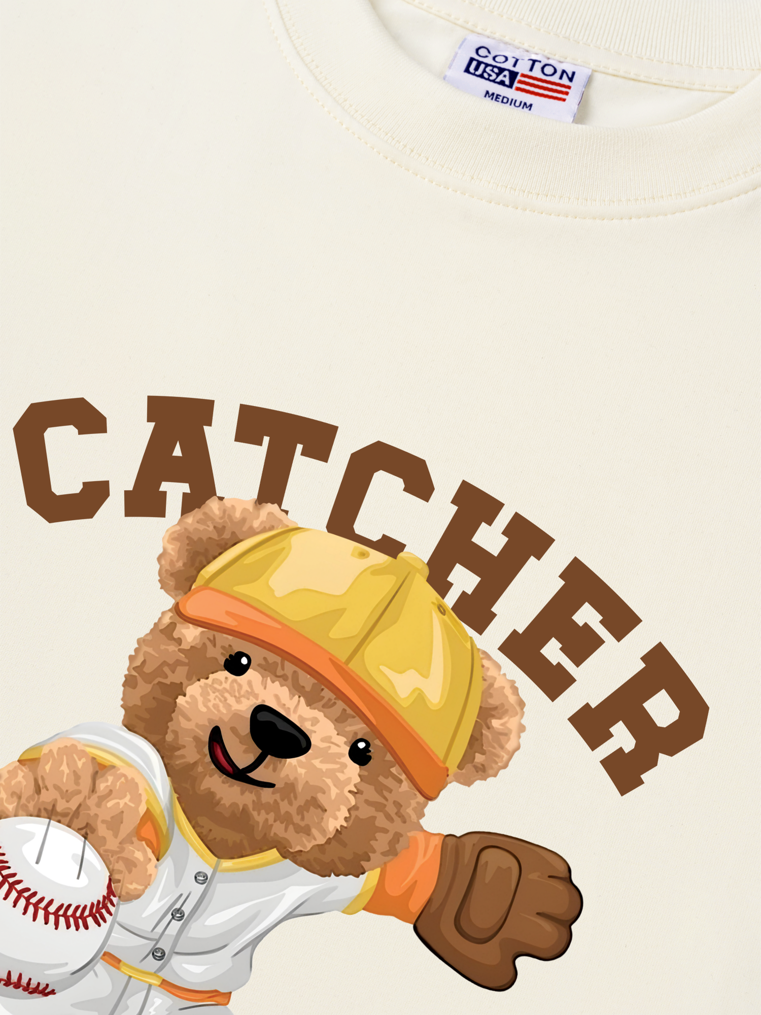 Áo Thun Relaxed Fit Baseball Catcher