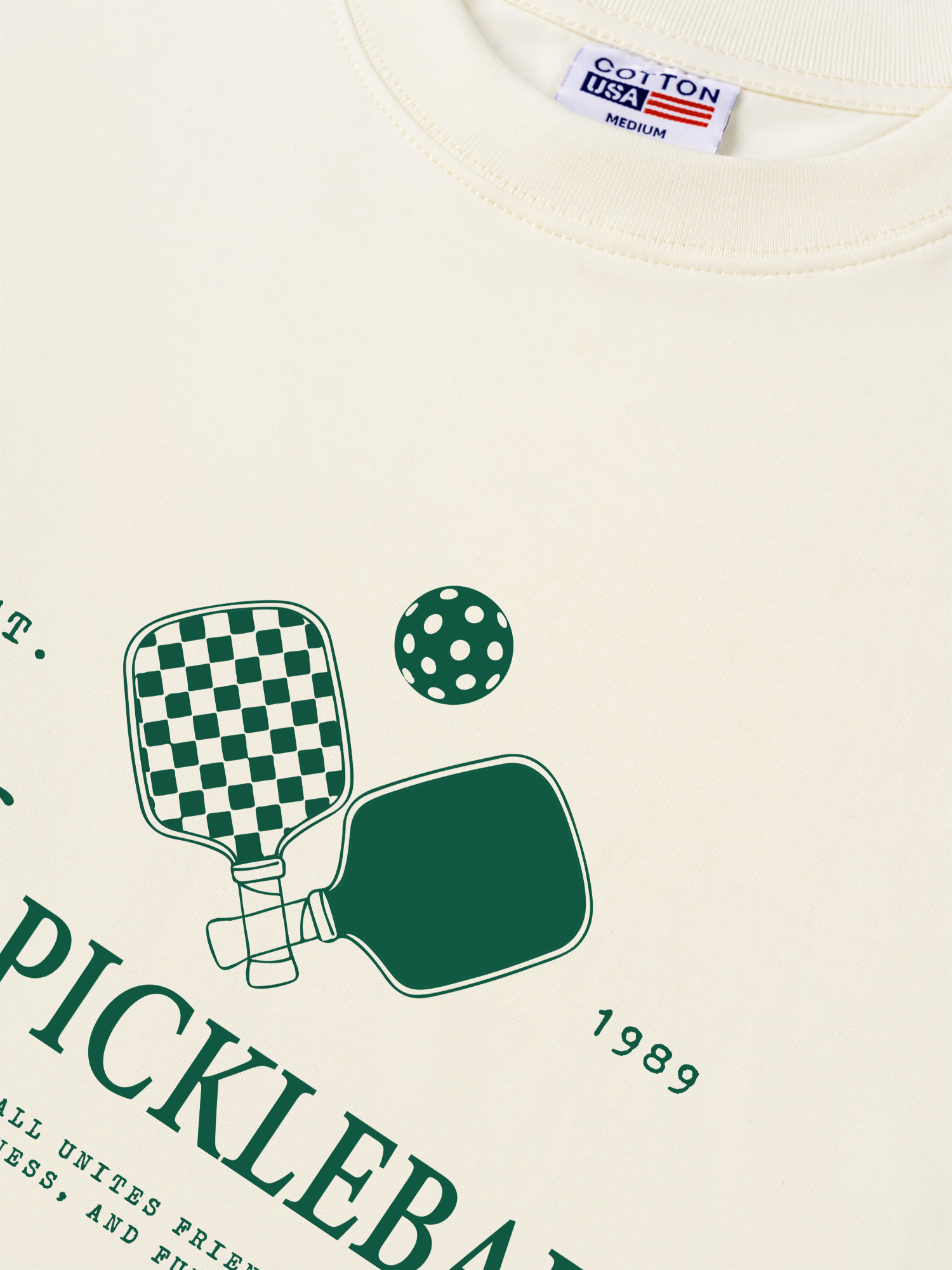 Áo Thun Relaxed Fit Pickleball Unites Friends