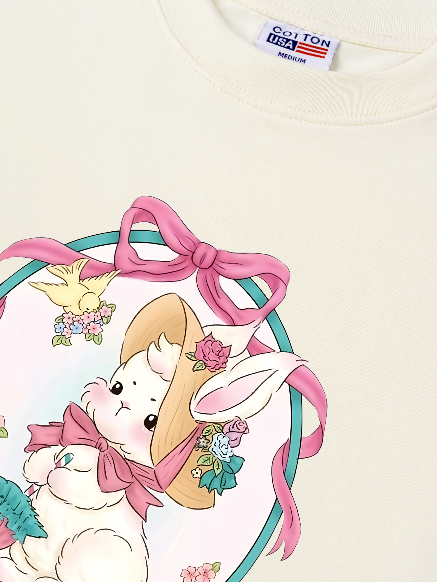 Áo Thun Relaxed Fit Sweetie Ribbon