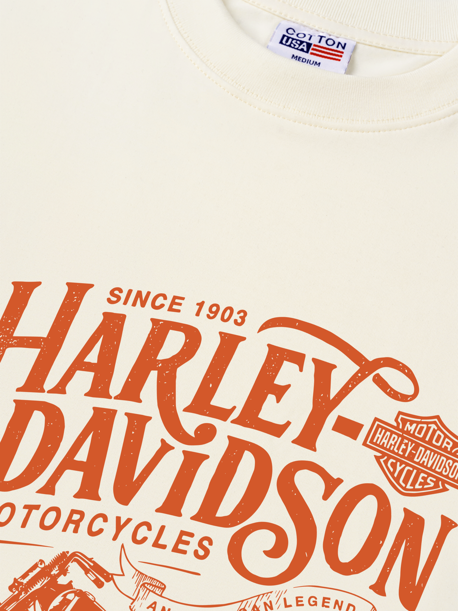 Áo Thun Relaxed Fit Motorcycles Harley Davidson