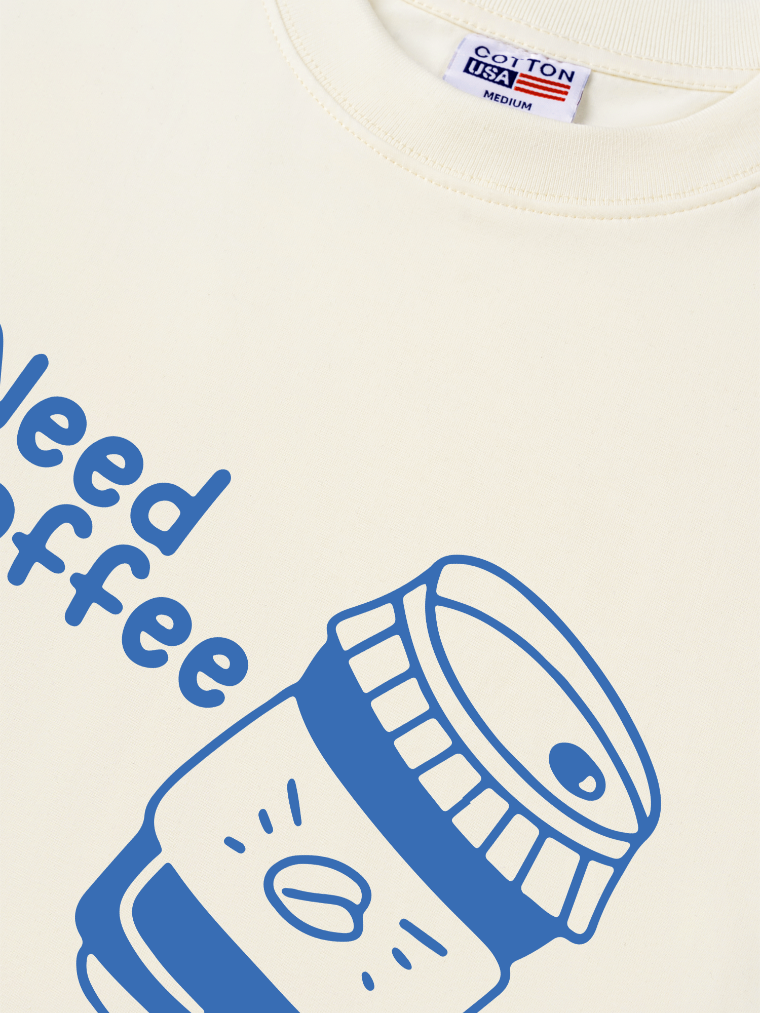 Áo Thun Relaxed Fit Daily Cup Need Coffee