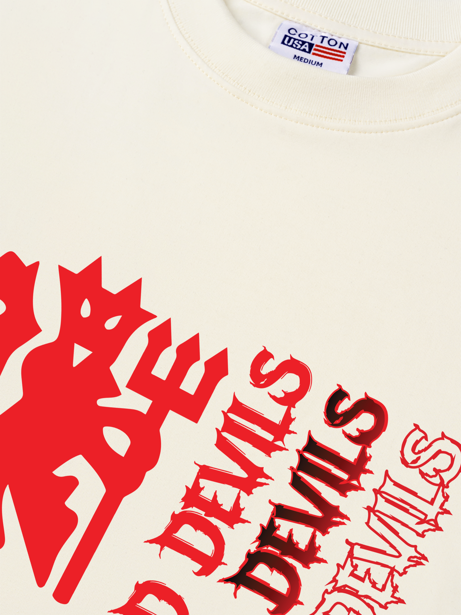 Áo Thun Relaxed Fit Soccer Red Devils EST 1878