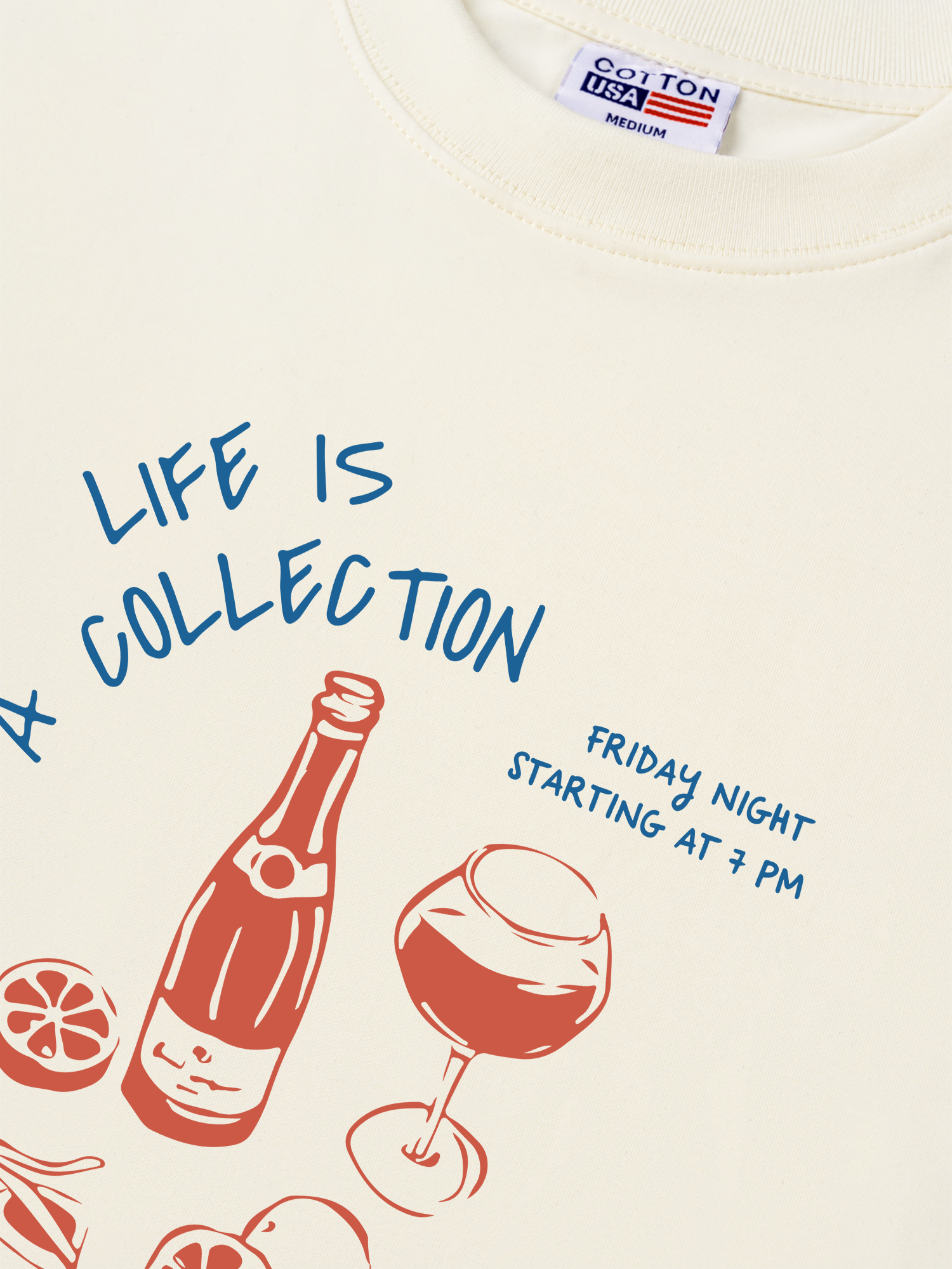 Áo Thun Relaxed Fit Life Is A Collection