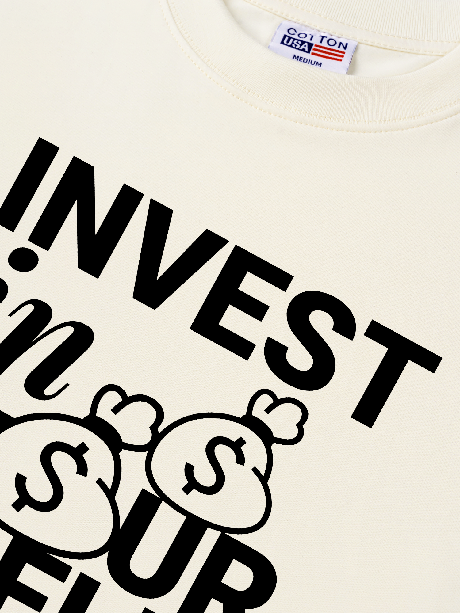 Áo Thun Relaxed Fit Money Invest In Yourself