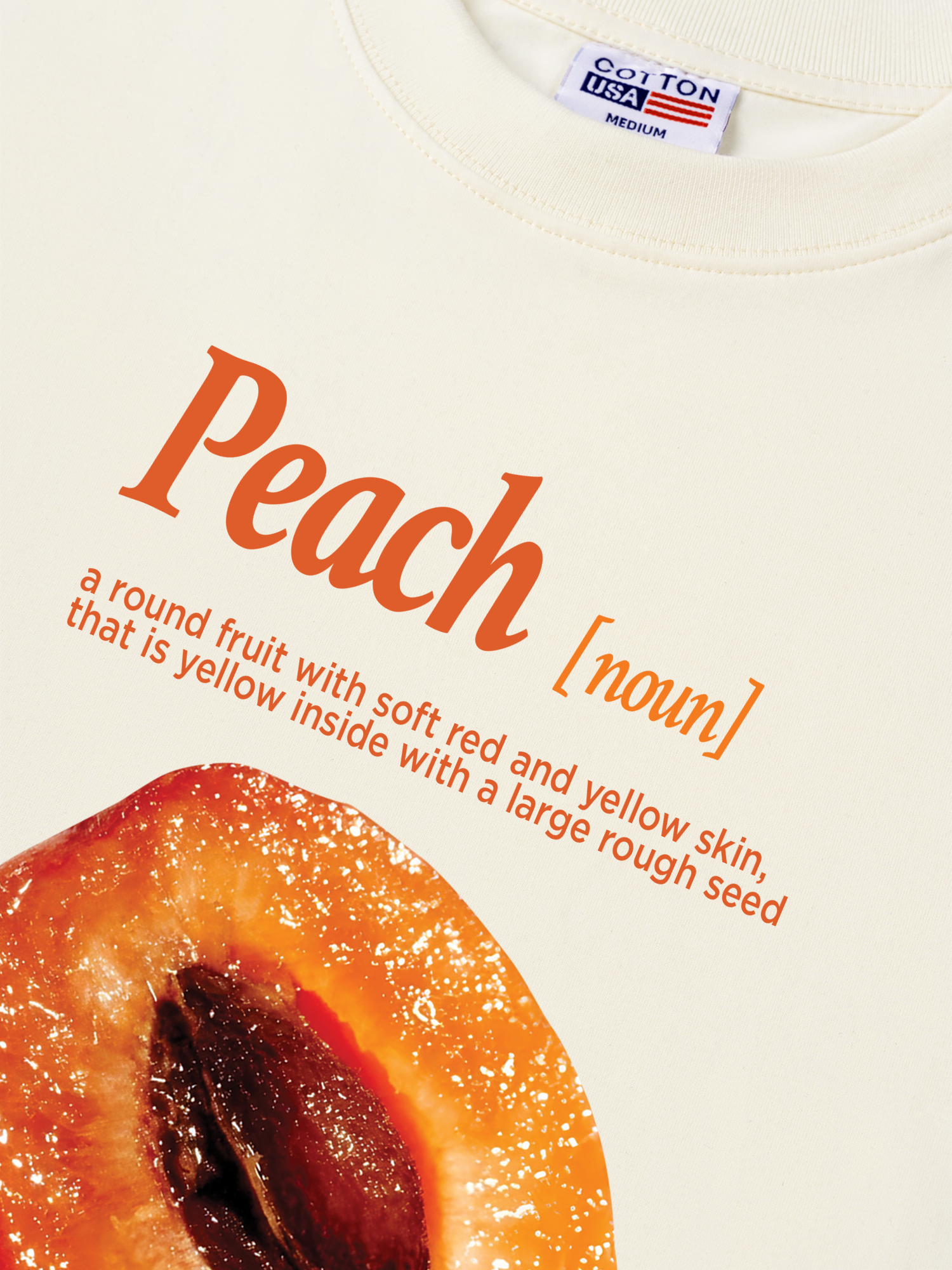 Áo Thun Relaxed Fit Tropical Peach