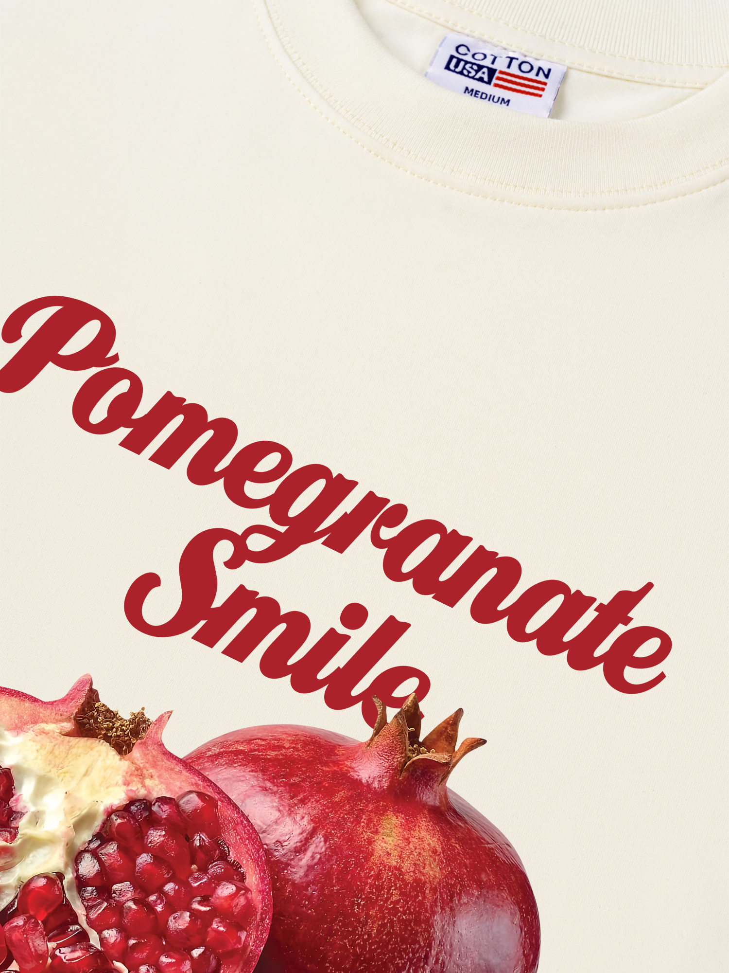 Áo Thun Relaxed Fit Tropical Pomegranate Smile