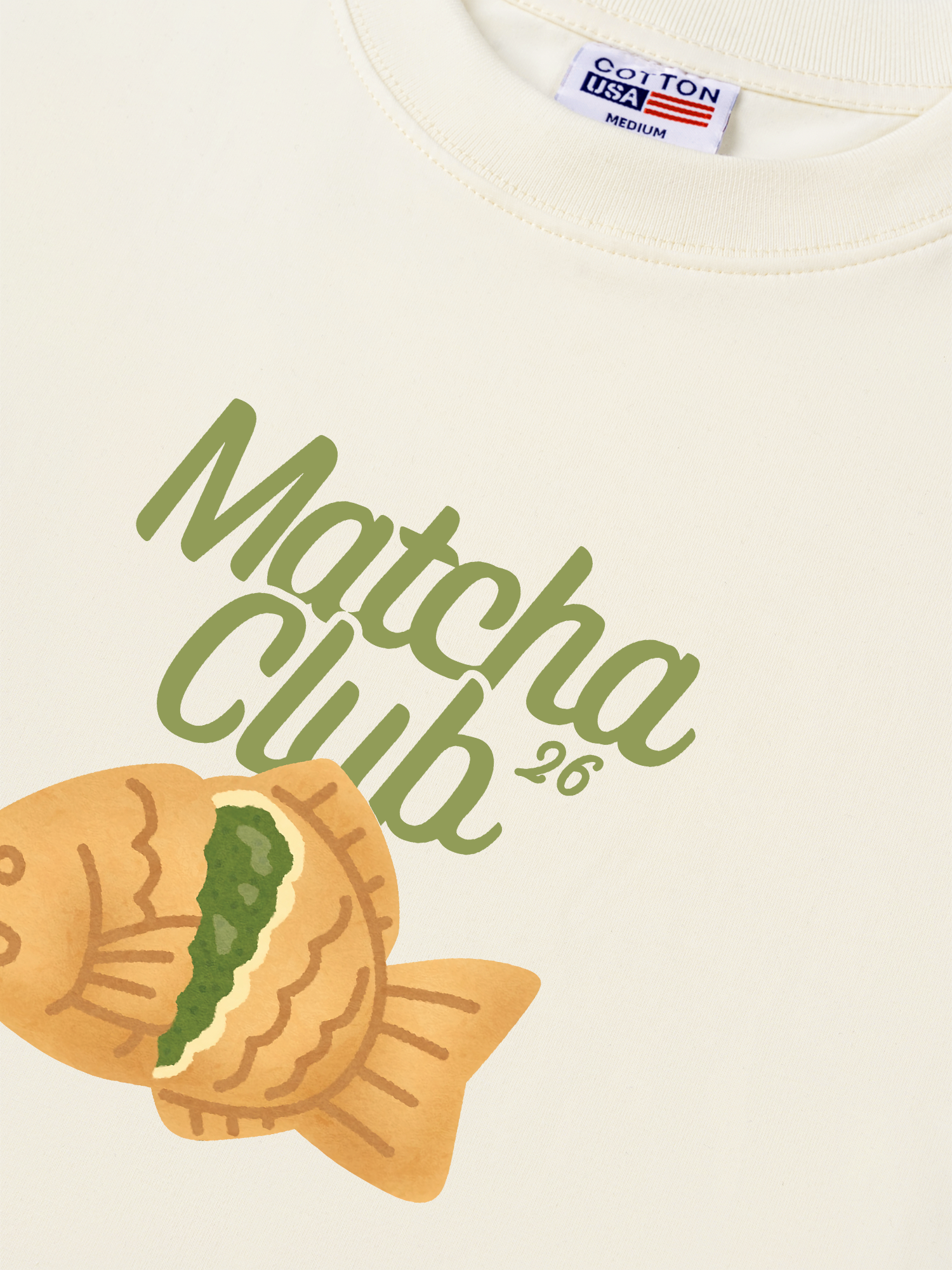 Áo Thun Relaxed Fit Matcha Club