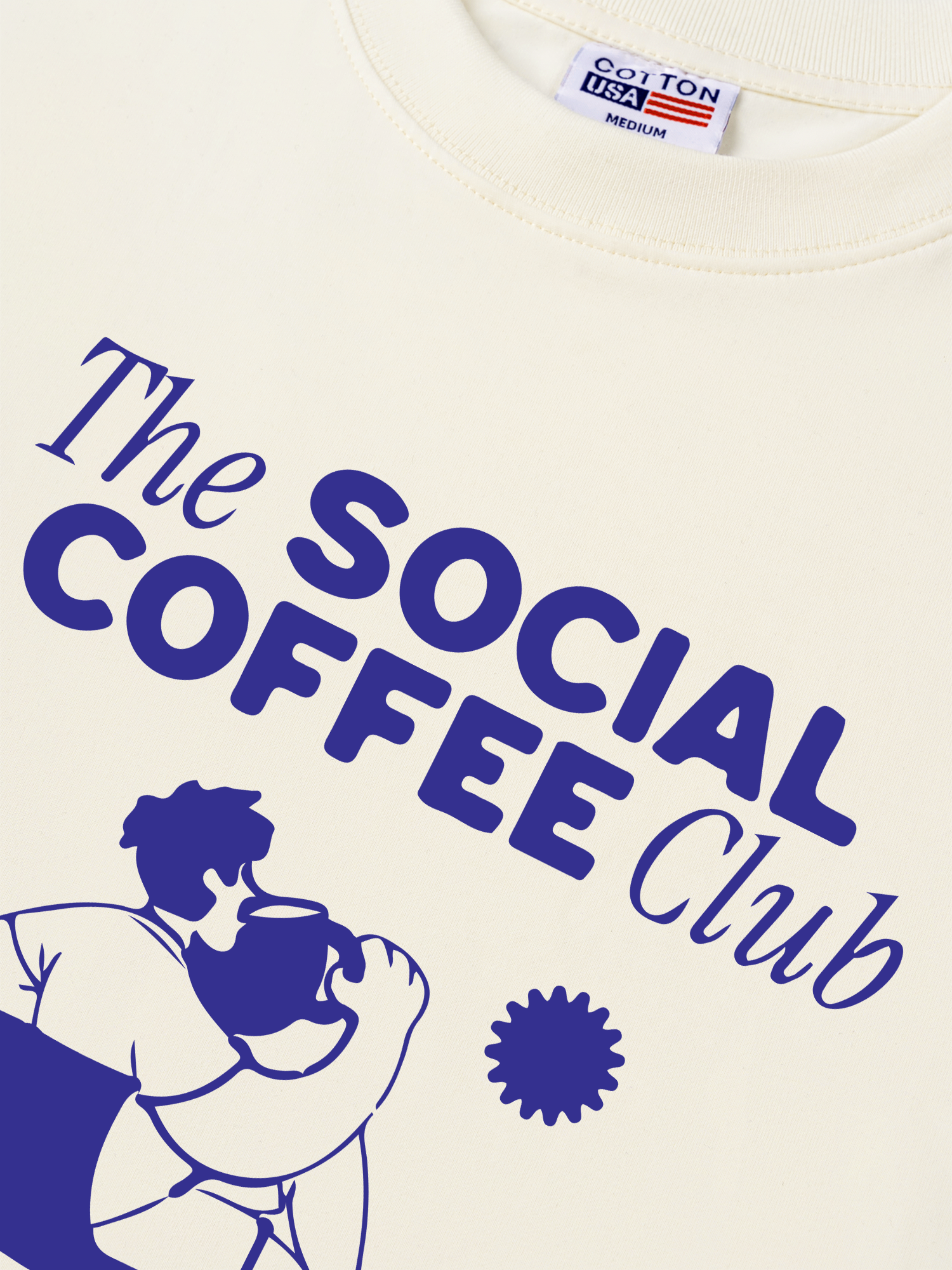 Áo Thun Relaxed Fit Daily Cup The Social Coffee Club