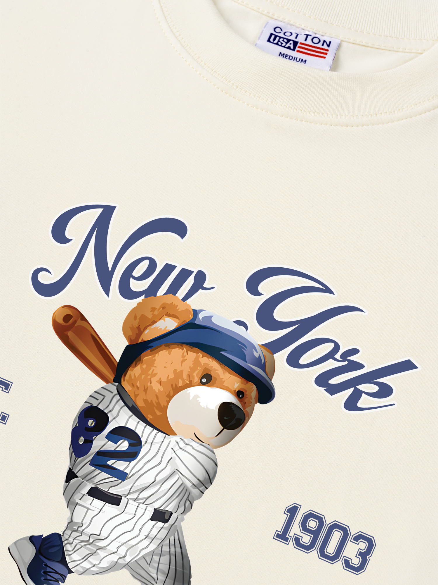 Áo Thun Relaxed Fit New York Baseball