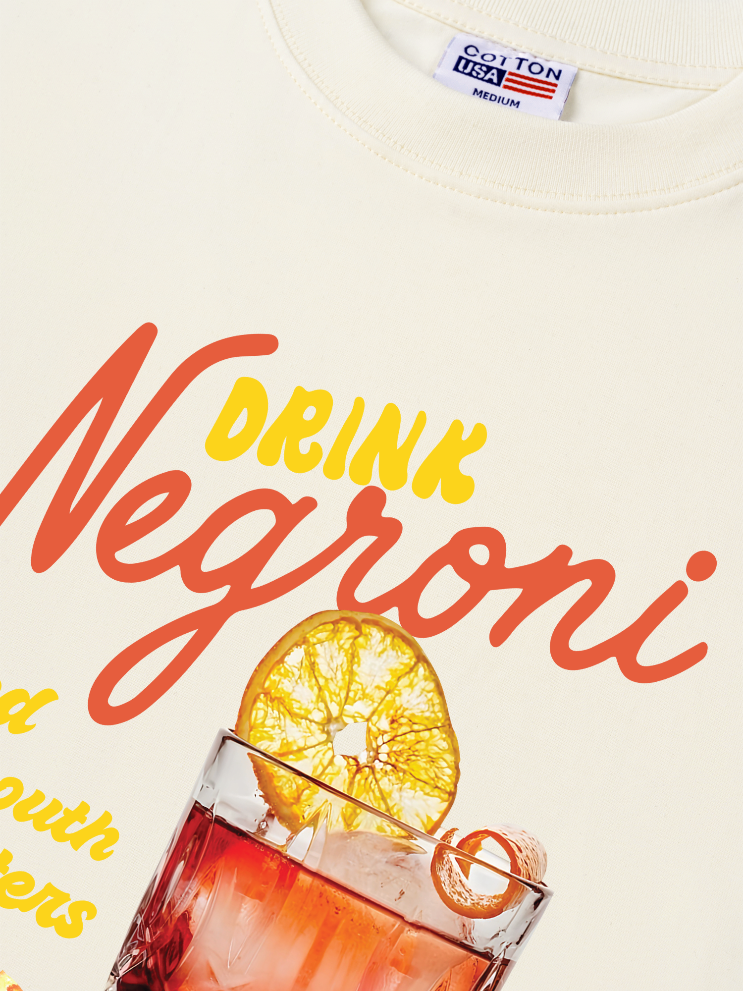 Áo Thun Relaxed Fit Negroni Drink