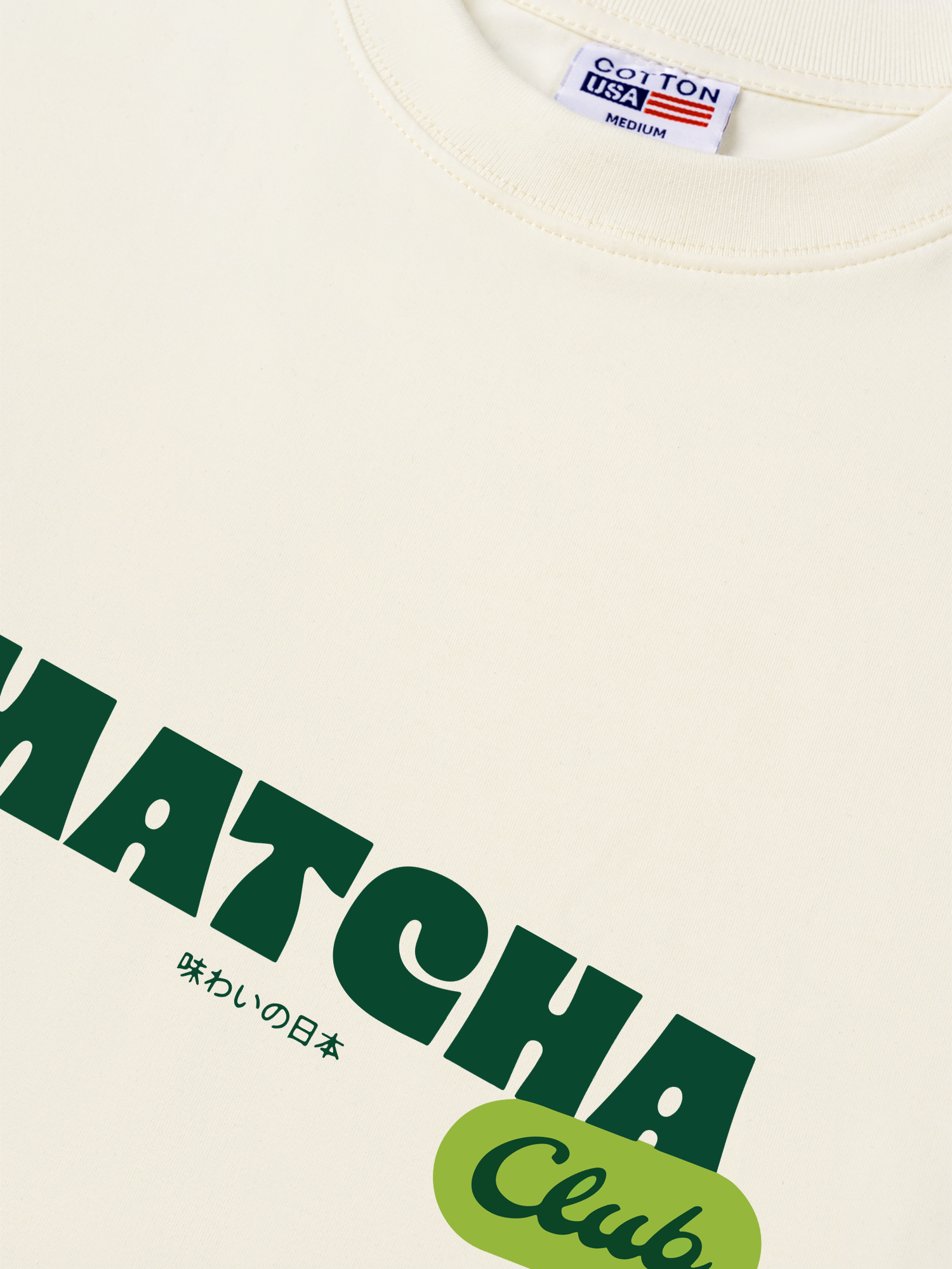 Áo Thun Relaxed Fit Daily Cup Matcha Club