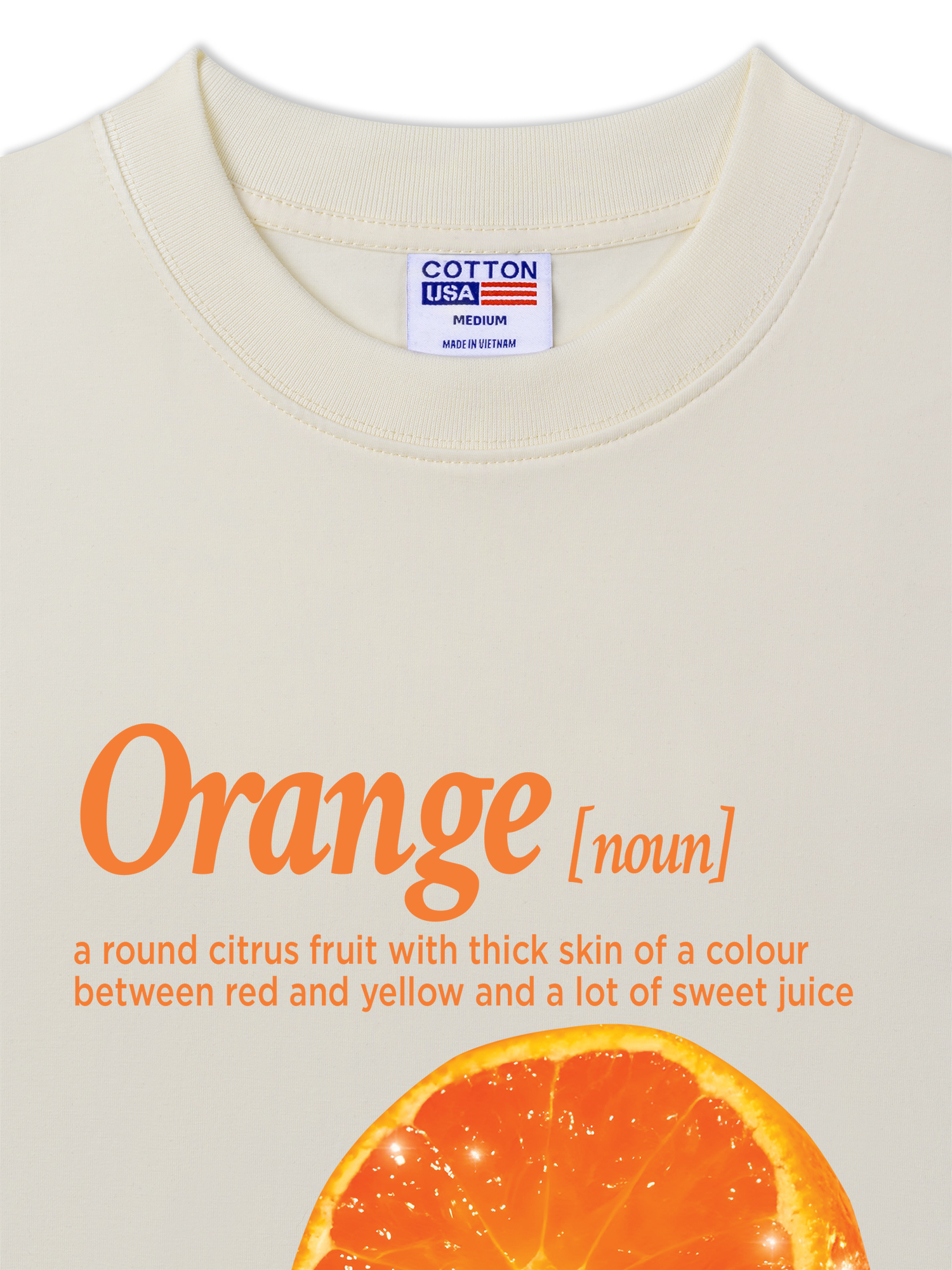 Áo Thun Relaxed Fit Tropical Orange