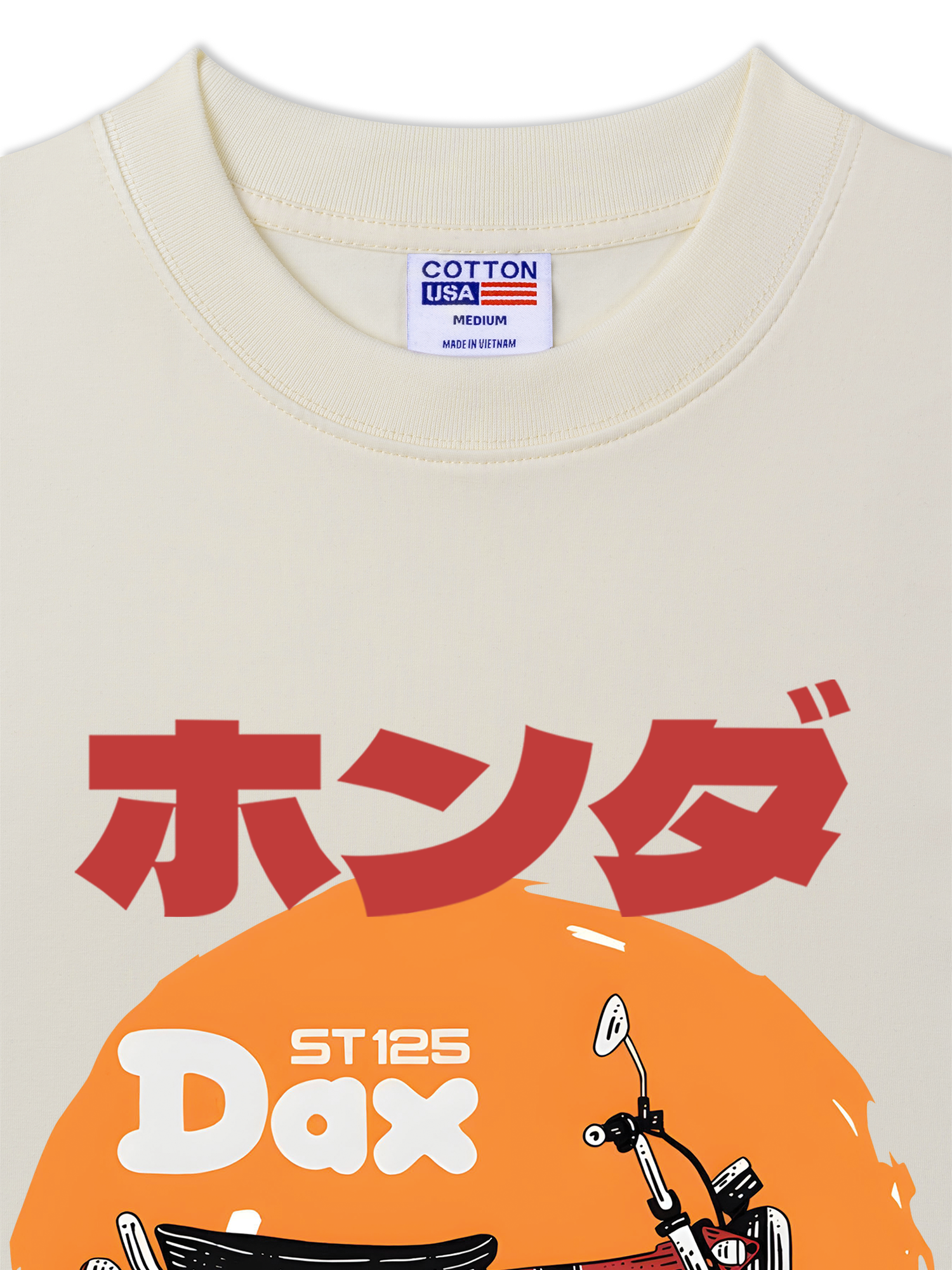 Áo Thun Relaxed Fit Motorbike Honda ST125 dax