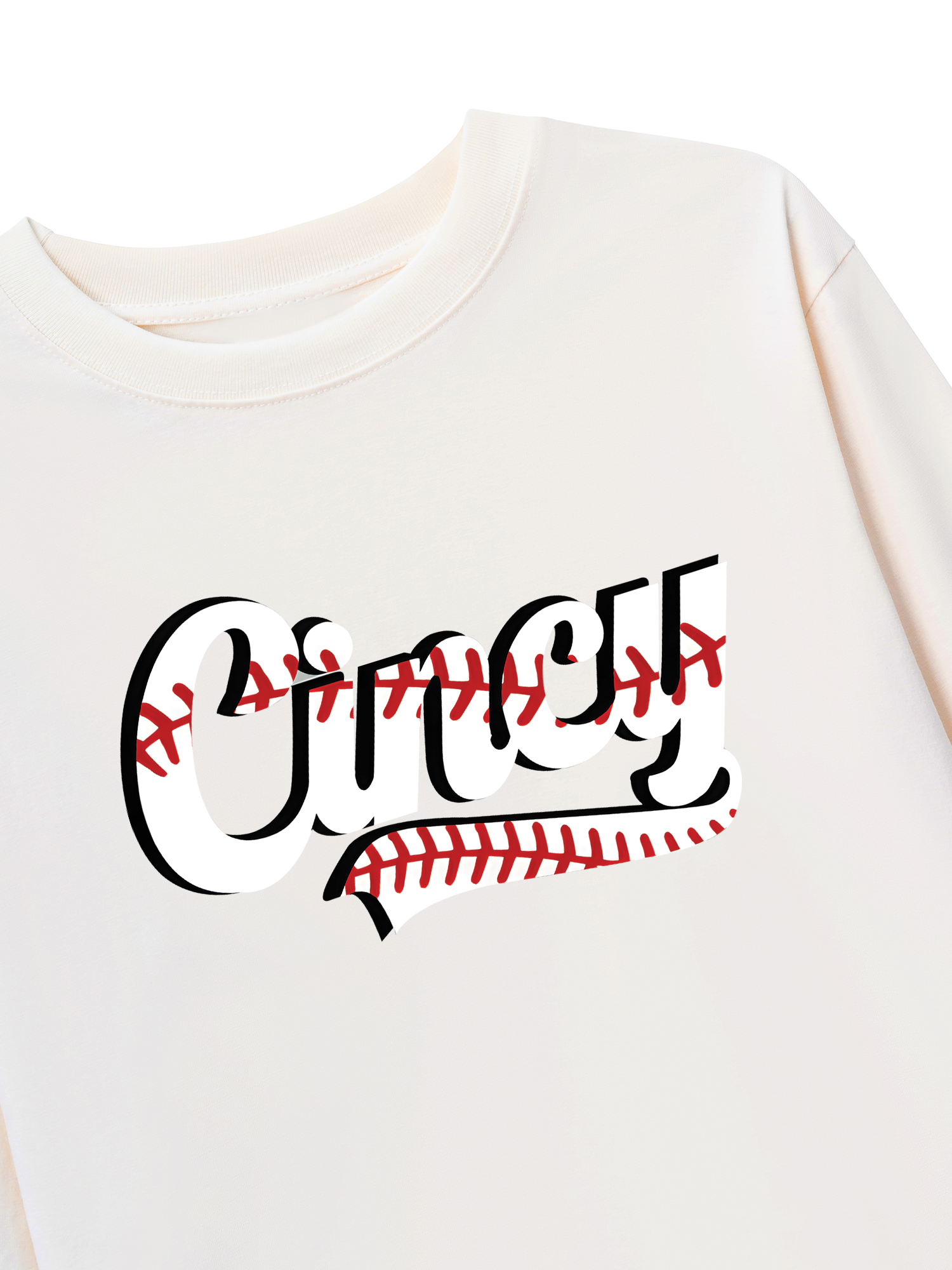 Áo Thun Dài Tay Baseball Cincy