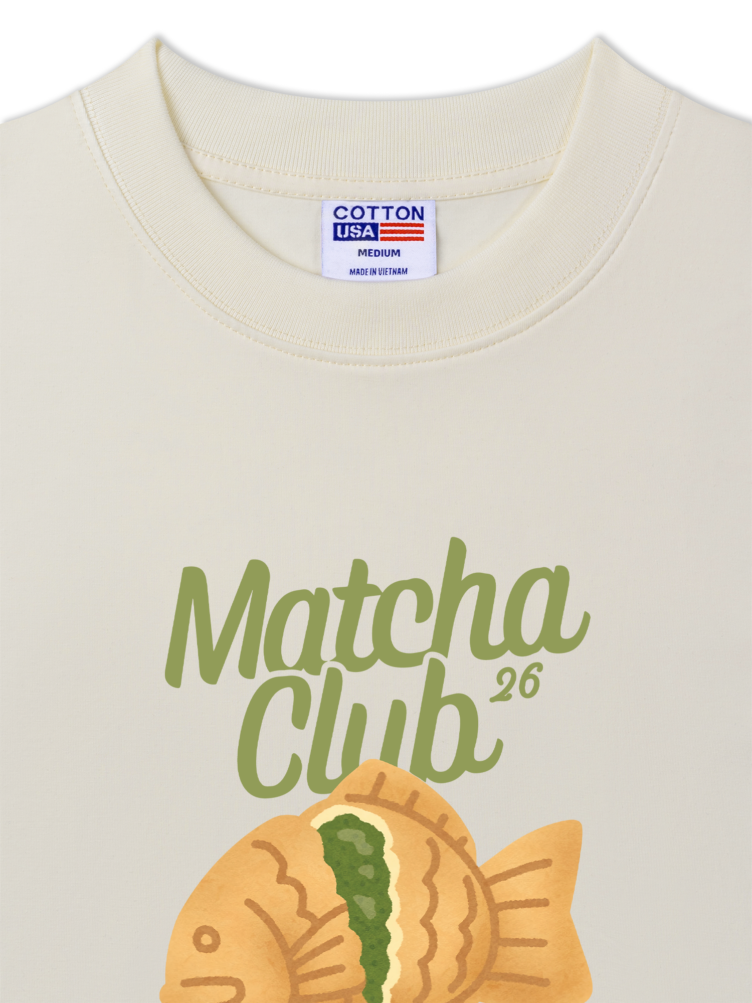 Áo Thun Relaxed Fit Matcha Club