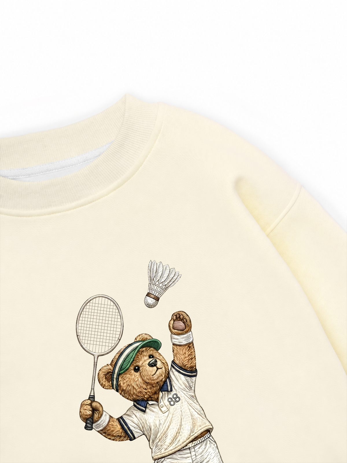 Áo Sweater Nỉ Hai Da Badminton Teddy 88