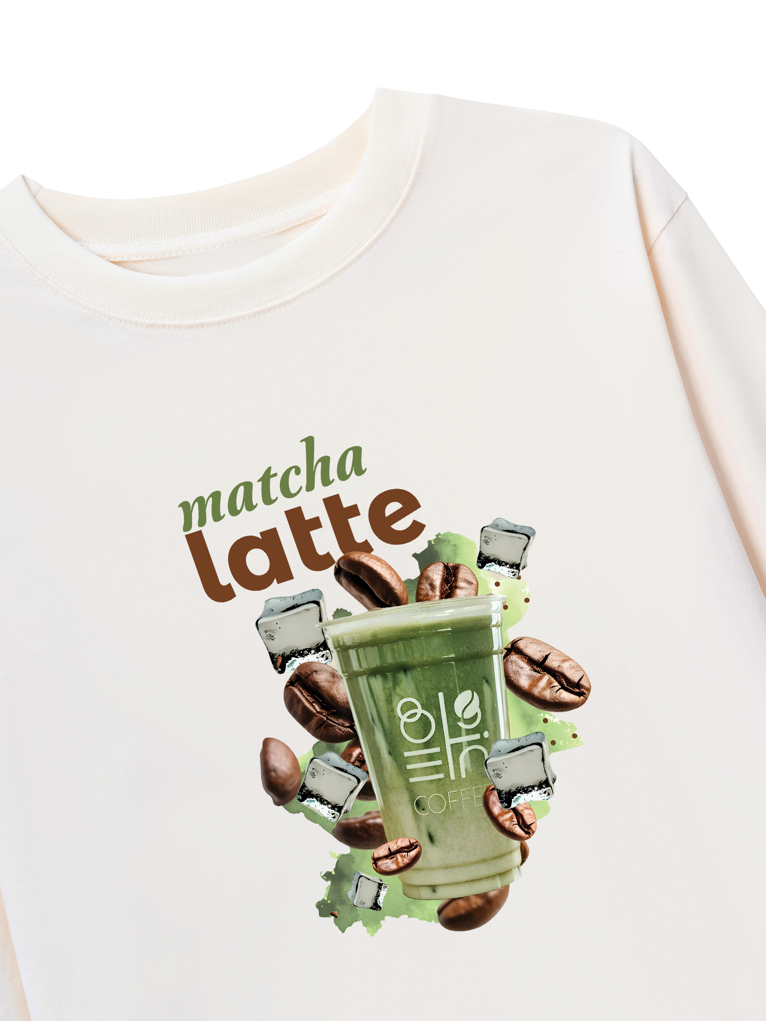 Áo Thun Dài Tay Matcha Latte