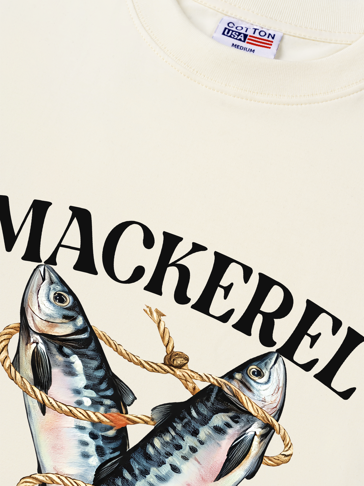 Áo Thun Relaxed Fit Mackerel
