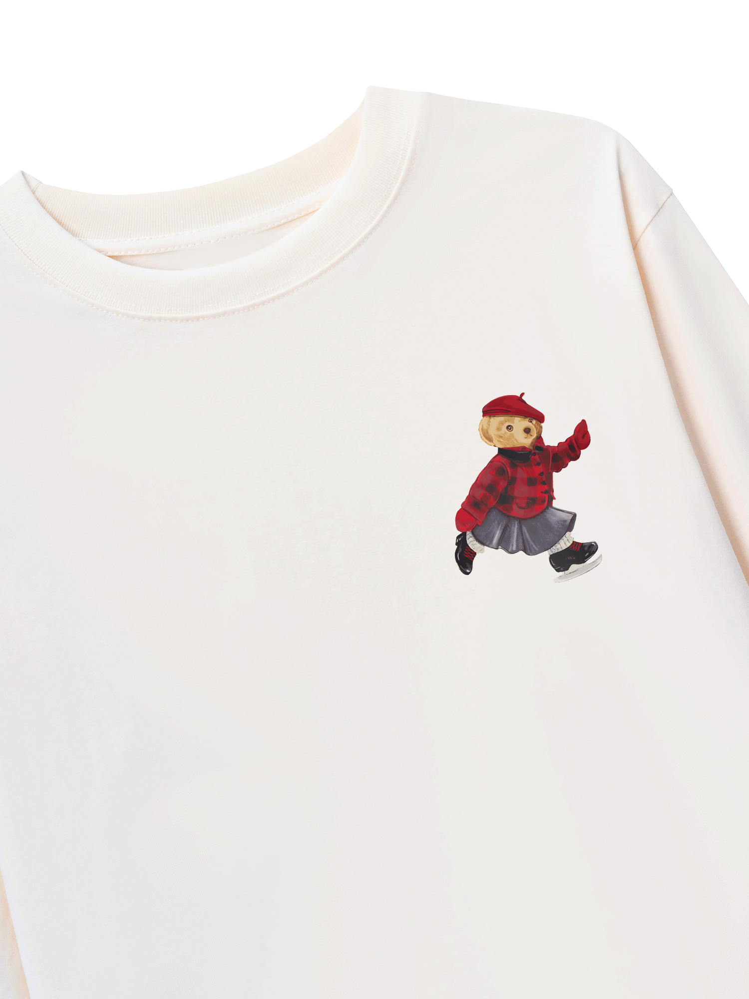 Áo Thun Dài Tay Holiday Teddy Skate