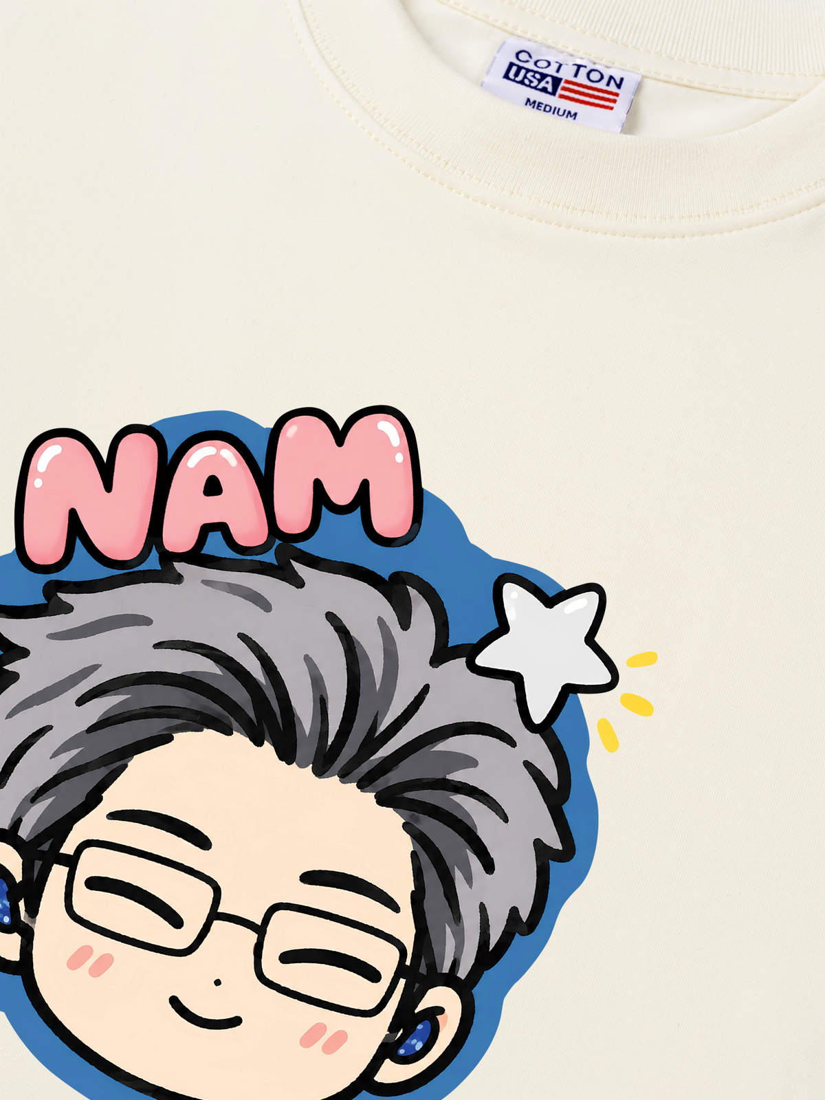 Áo Thun Relaxed Fit RM Chibi