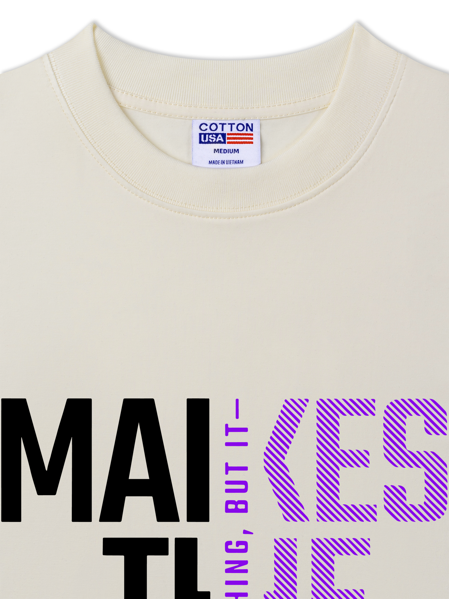 Áo Thun Relaxed Fit Money Motivational Modern Typographic