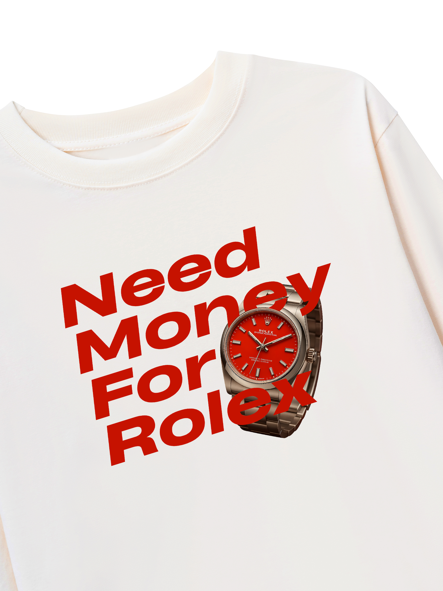 Áo Thun Dài Tay Watch Need Money For Rolex