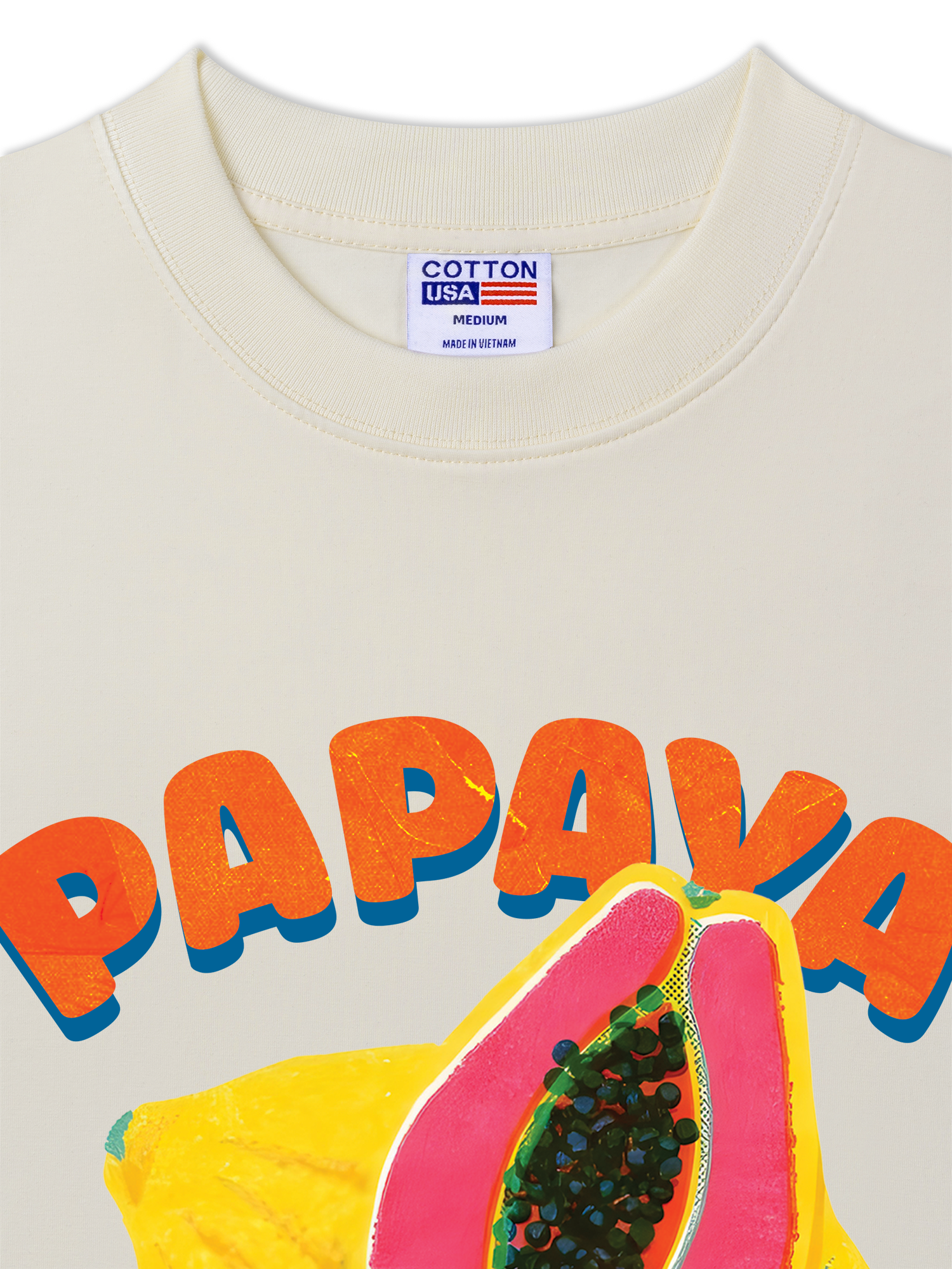 Áo Thun Relaxed Fit Tropical Papaya
