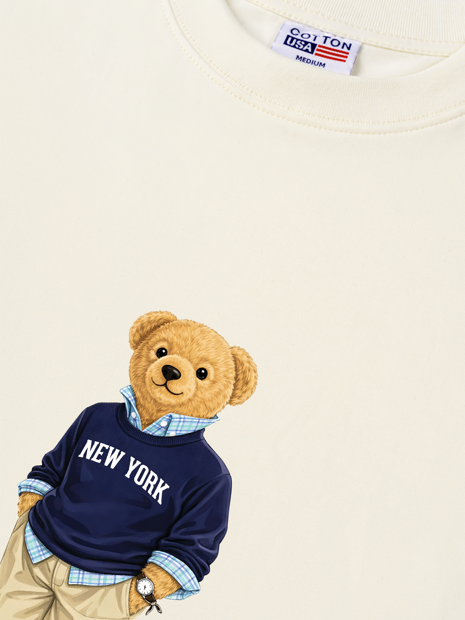 Áo Thun Relaxed Fit Classic Bear