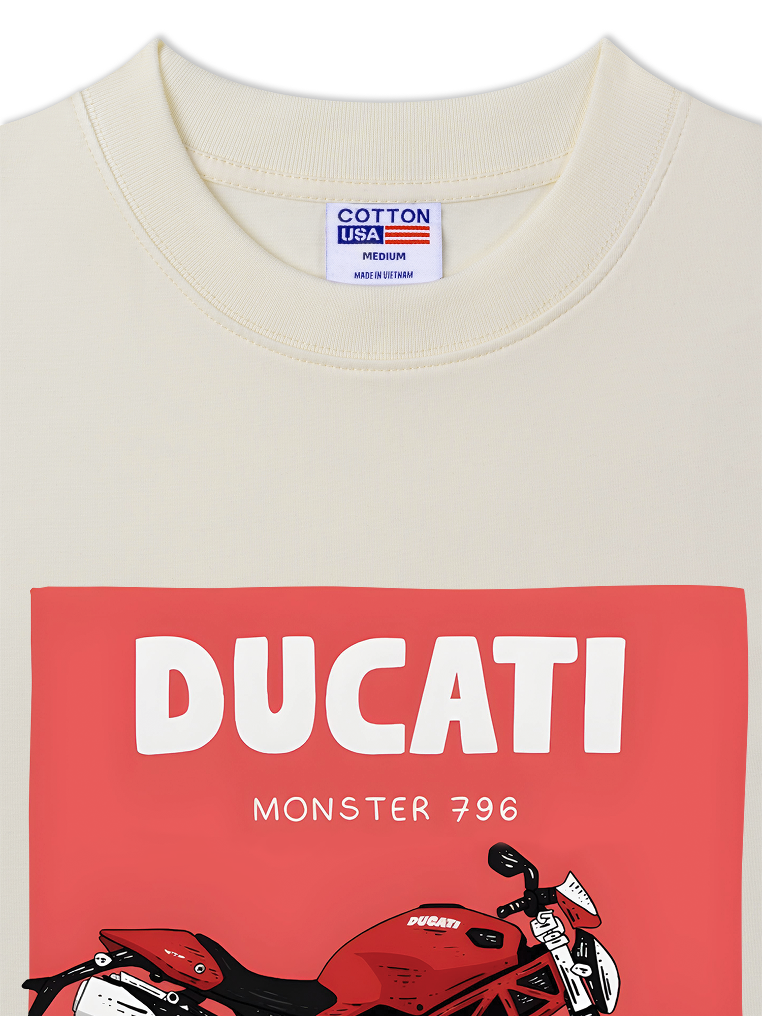 Áo Thun Relaxed Fit Motorcycles Ducati Monster 796