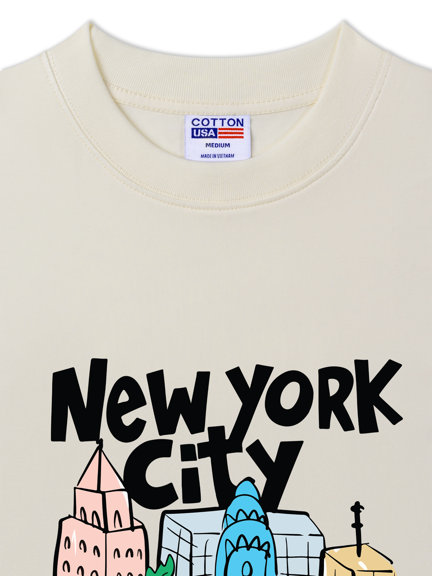 Áo Thun Relaxed Fit City New York Art