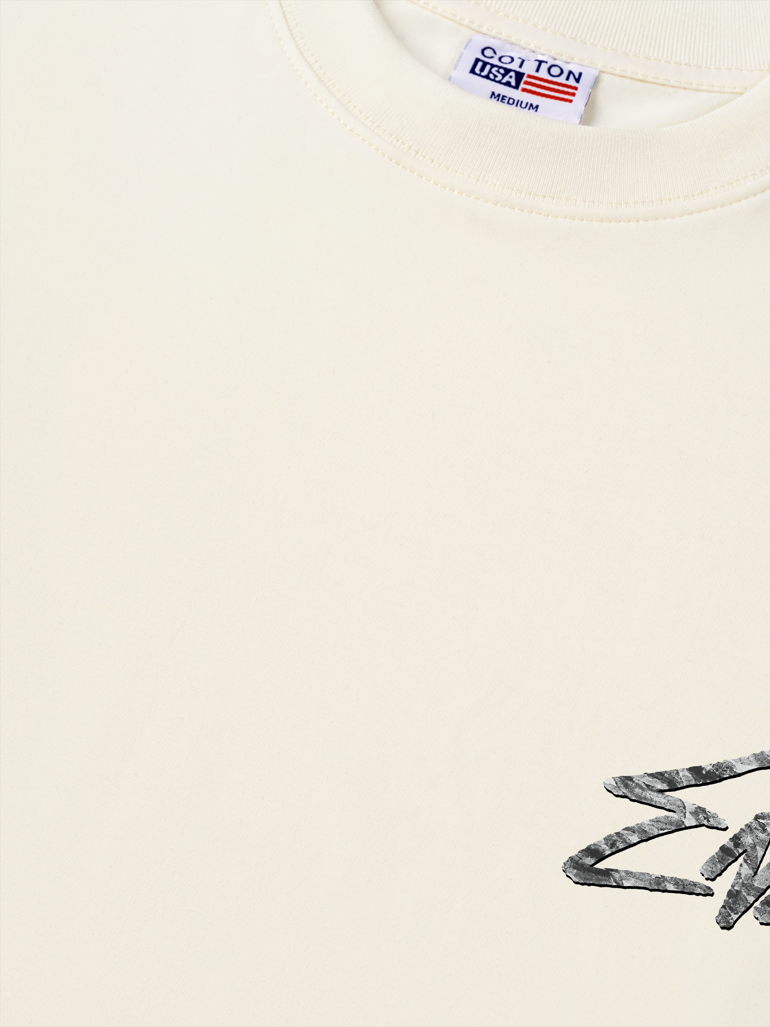 Áo Thun Relaxed Fit Energy Black & White Lucky Kiss