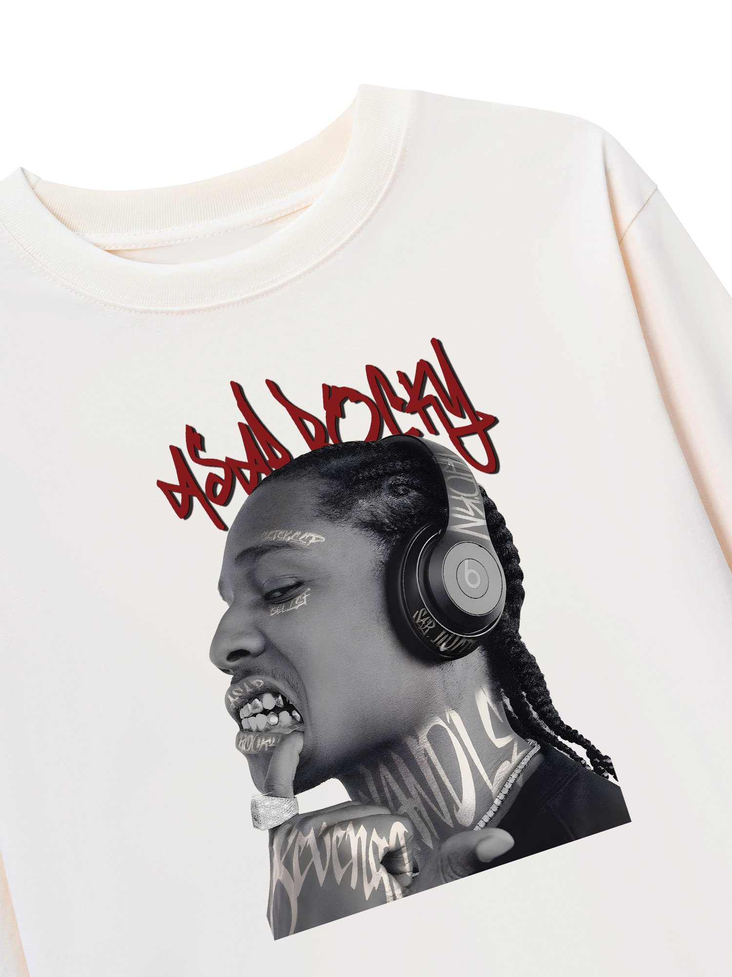 Áo Thun Dài Tay A$AP Rocky Graphic