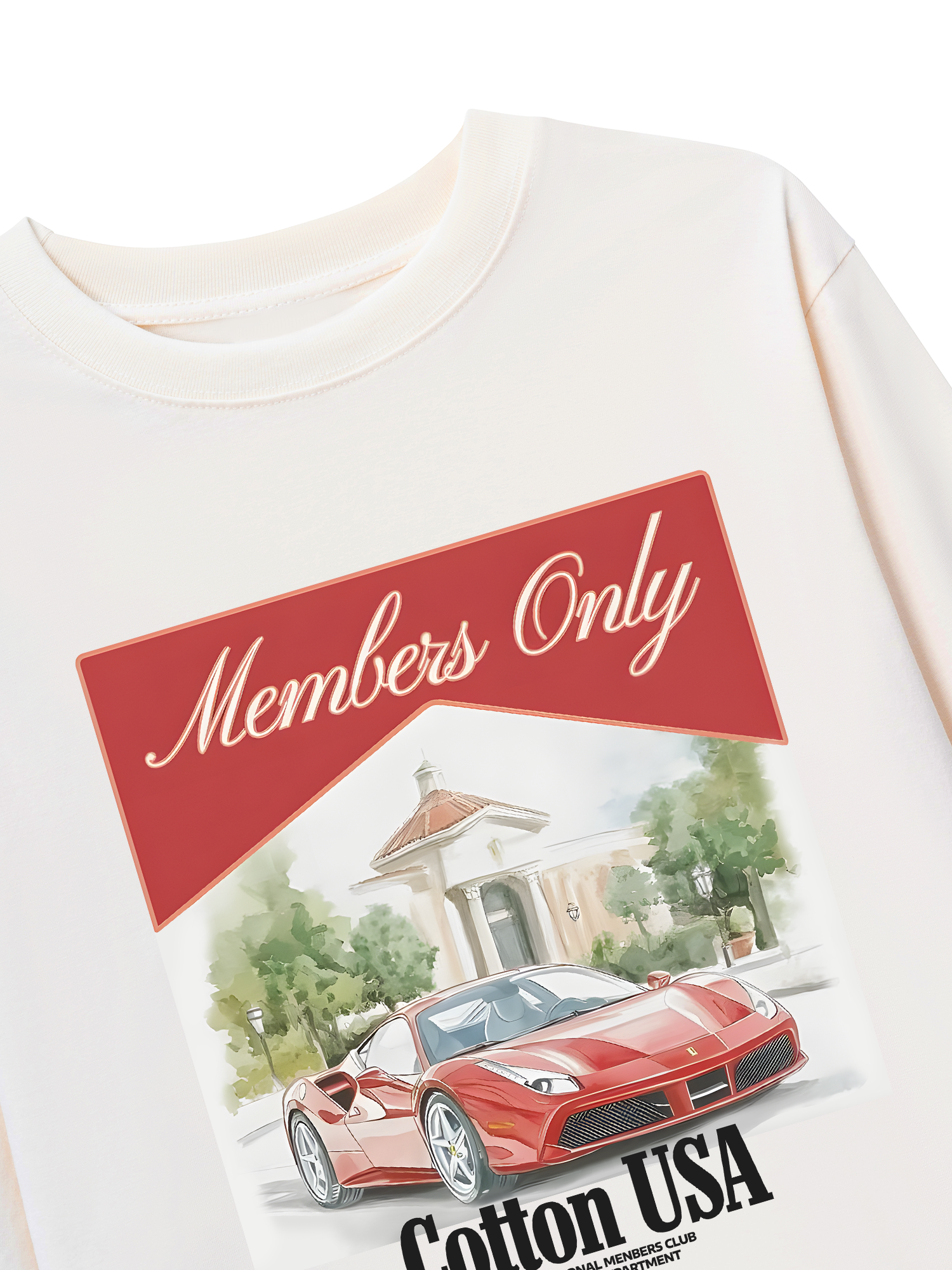 Áo Thun Dài Tay Ferrari Members Only