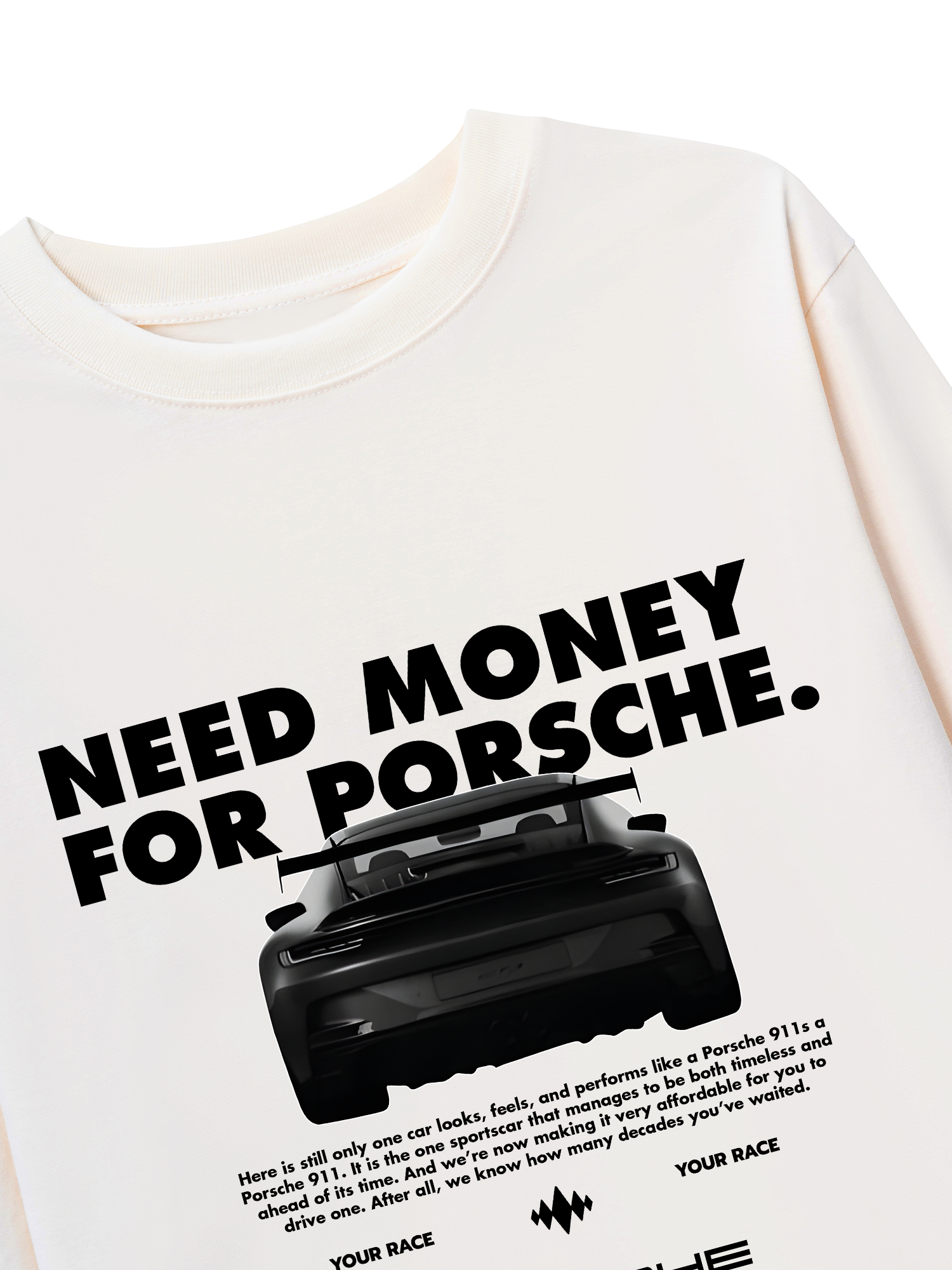 Áo Thun Dài Tay Porsche All Black 911 GT3RS