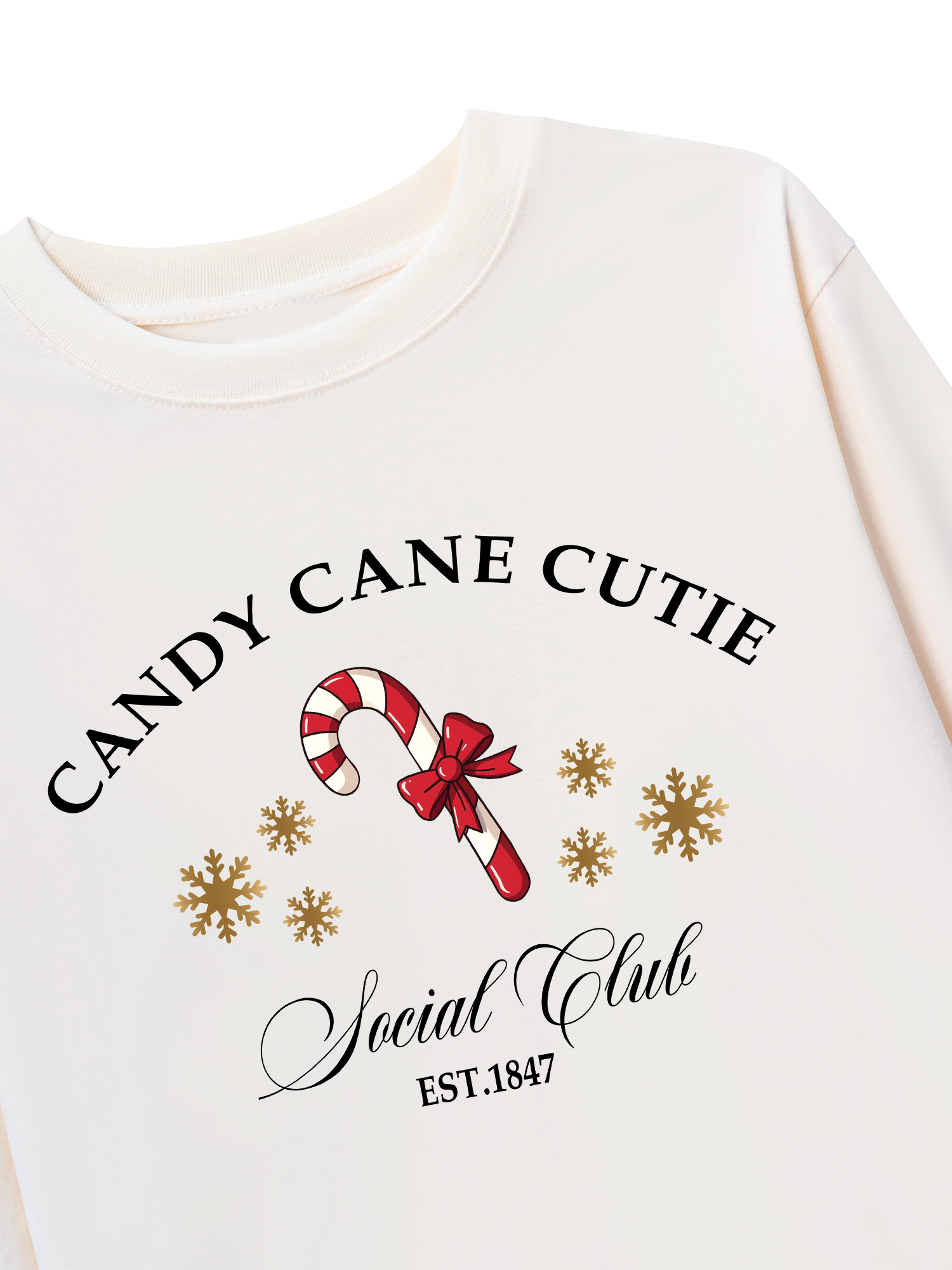 Áo Thun Dài Tay Candy Cane Cutie