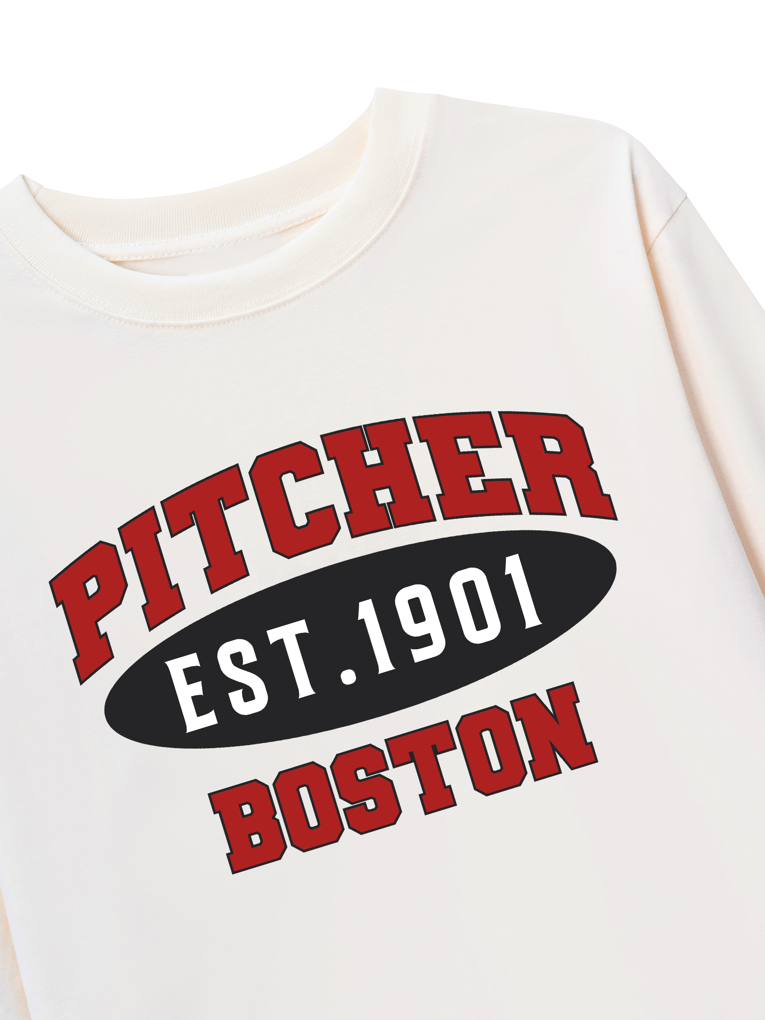 Áo Thun Dài Tay Baseball Pitcher Boston