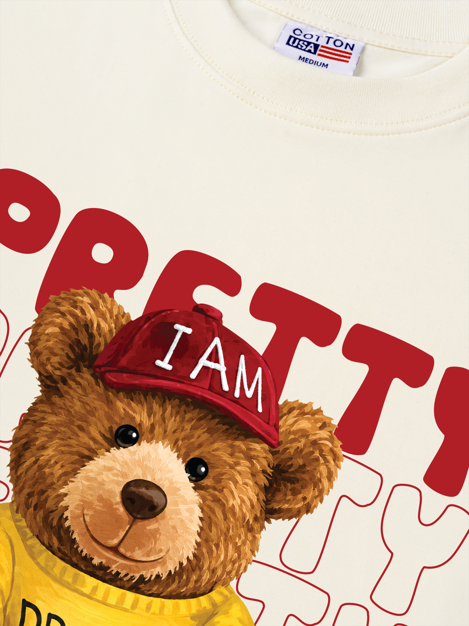 Áo Thun Relaxed Fit Bear Town Pretty Bear