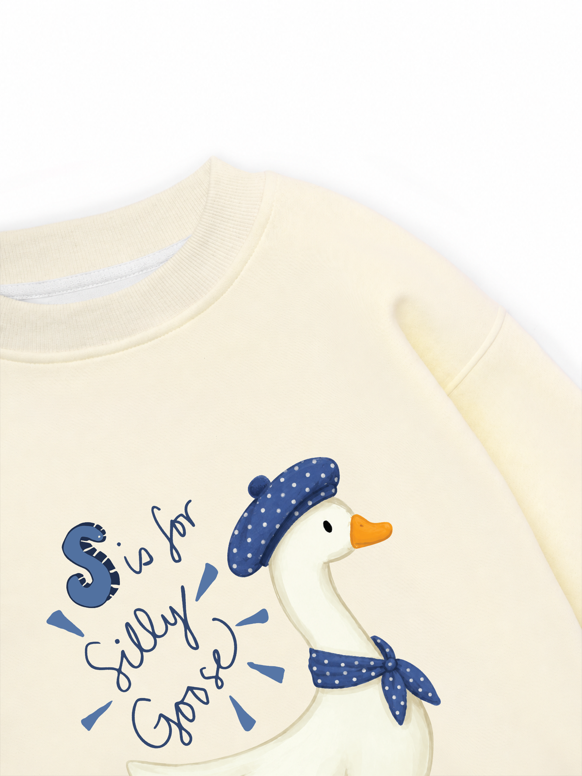 Áo Sweater Nỉ Hai Da Farm Silly Goose