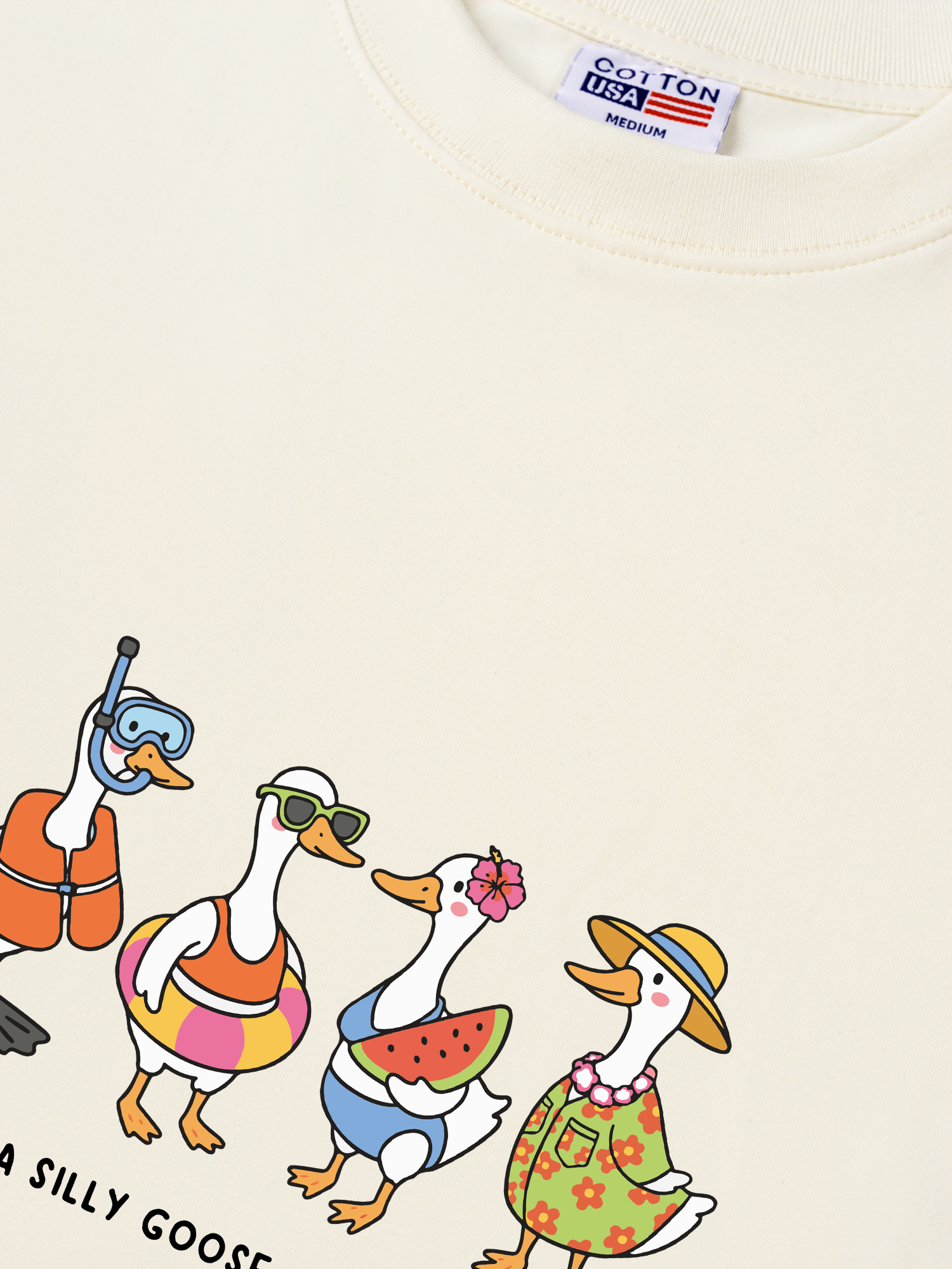 Áo Thun Relaxed Fit Tshirt Tropical Just A Silly Goose