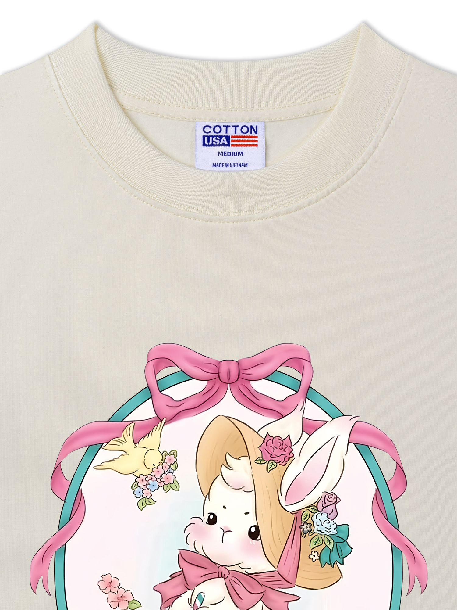 Áo Thun Relaxed Fit Sweetie Ribbon