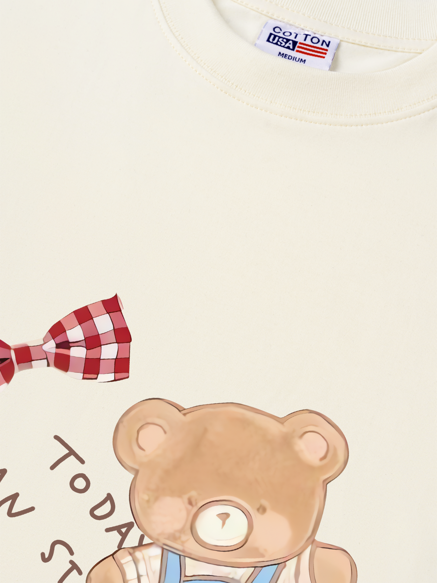 Áo Thun Relaxed Fit Soft Paw Cute Teddy