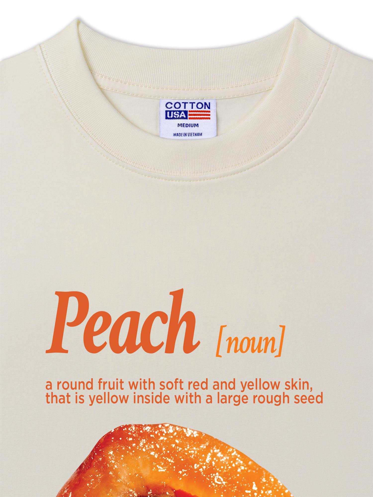 Áo Thun Relaxed Fit Tropical Peach