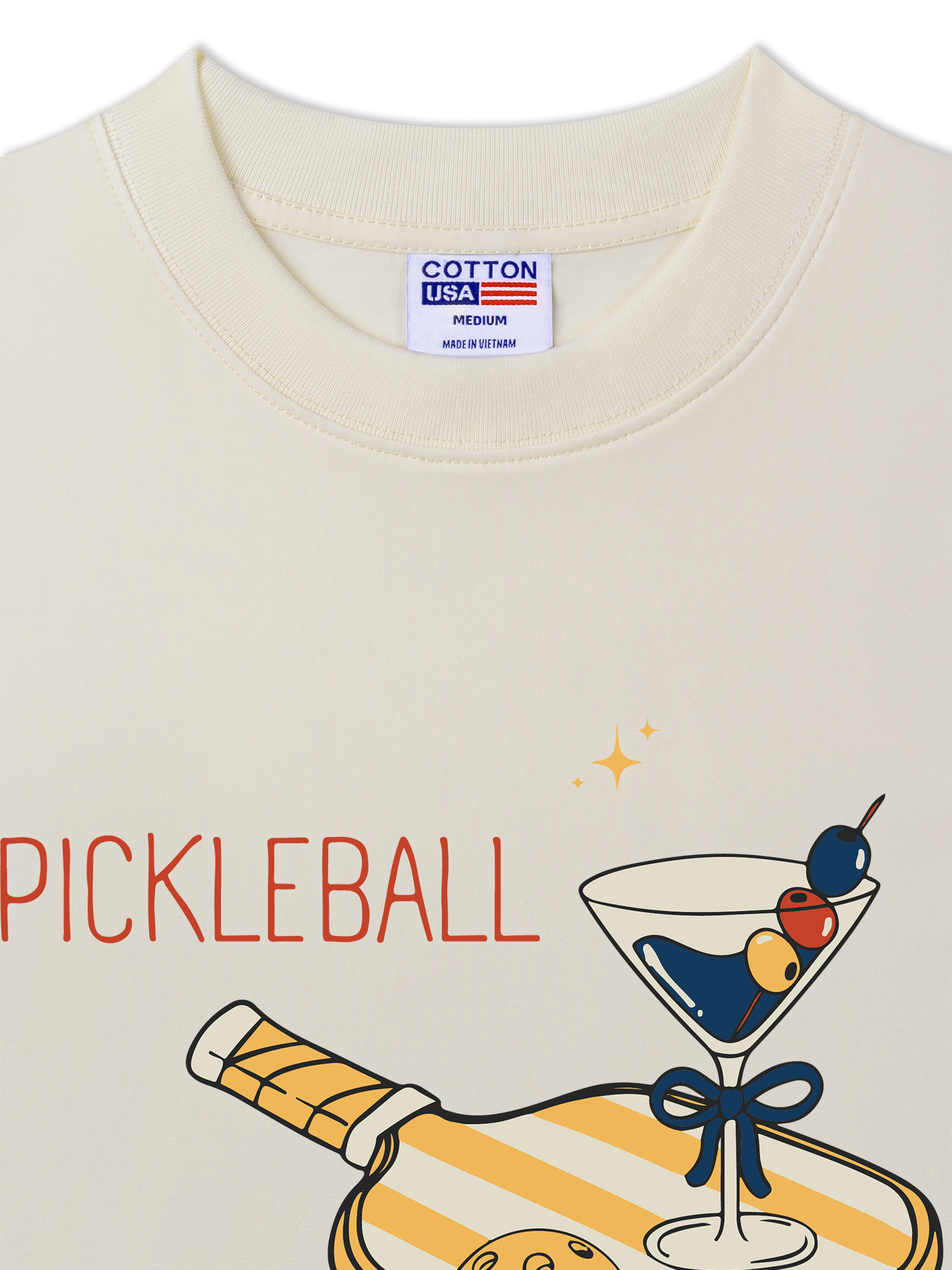 Áo Thun Relaxed Fit Pickleball Cocktail Club