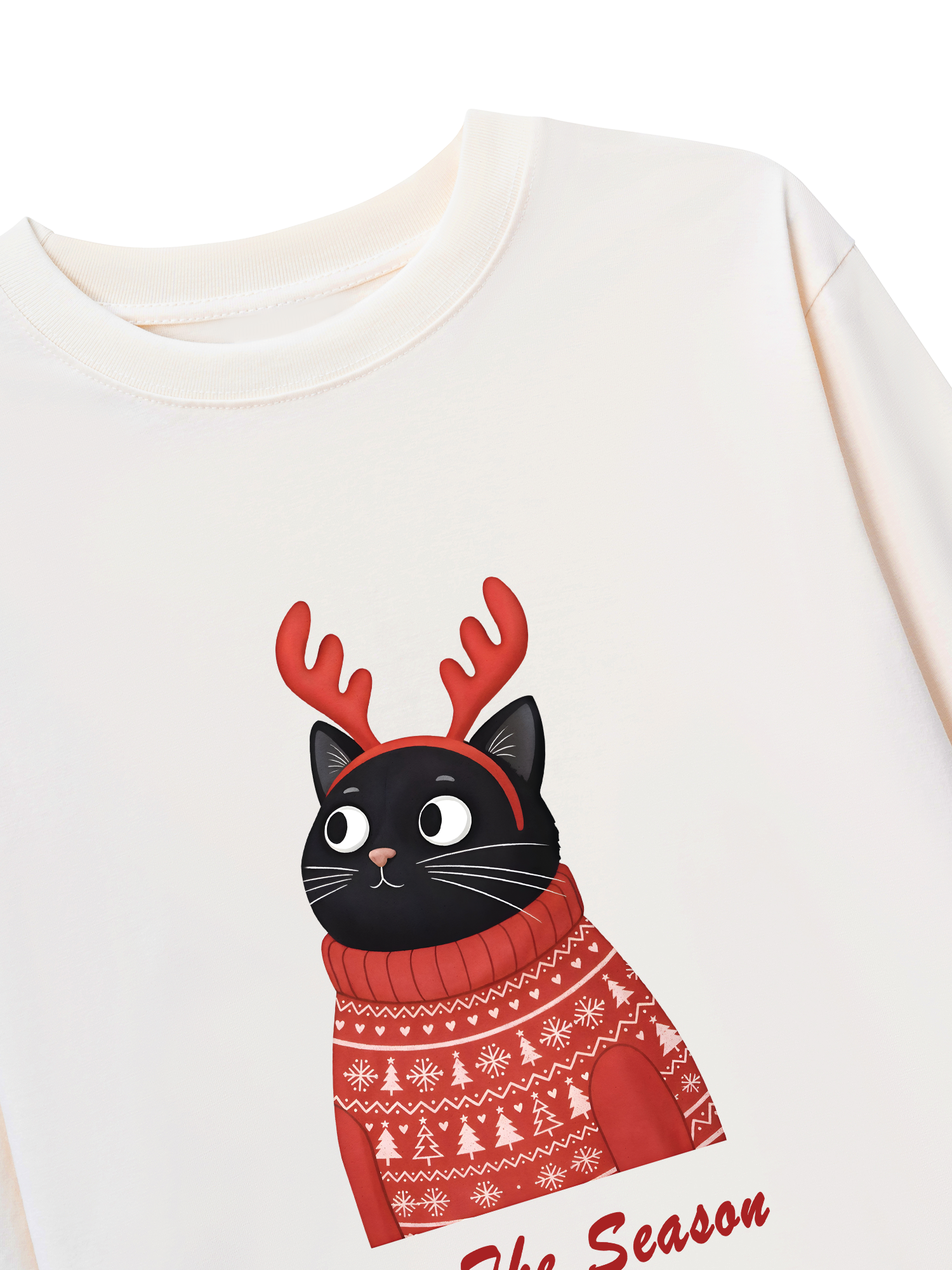 Áo Thun Dài Tay Tis The Season Cat