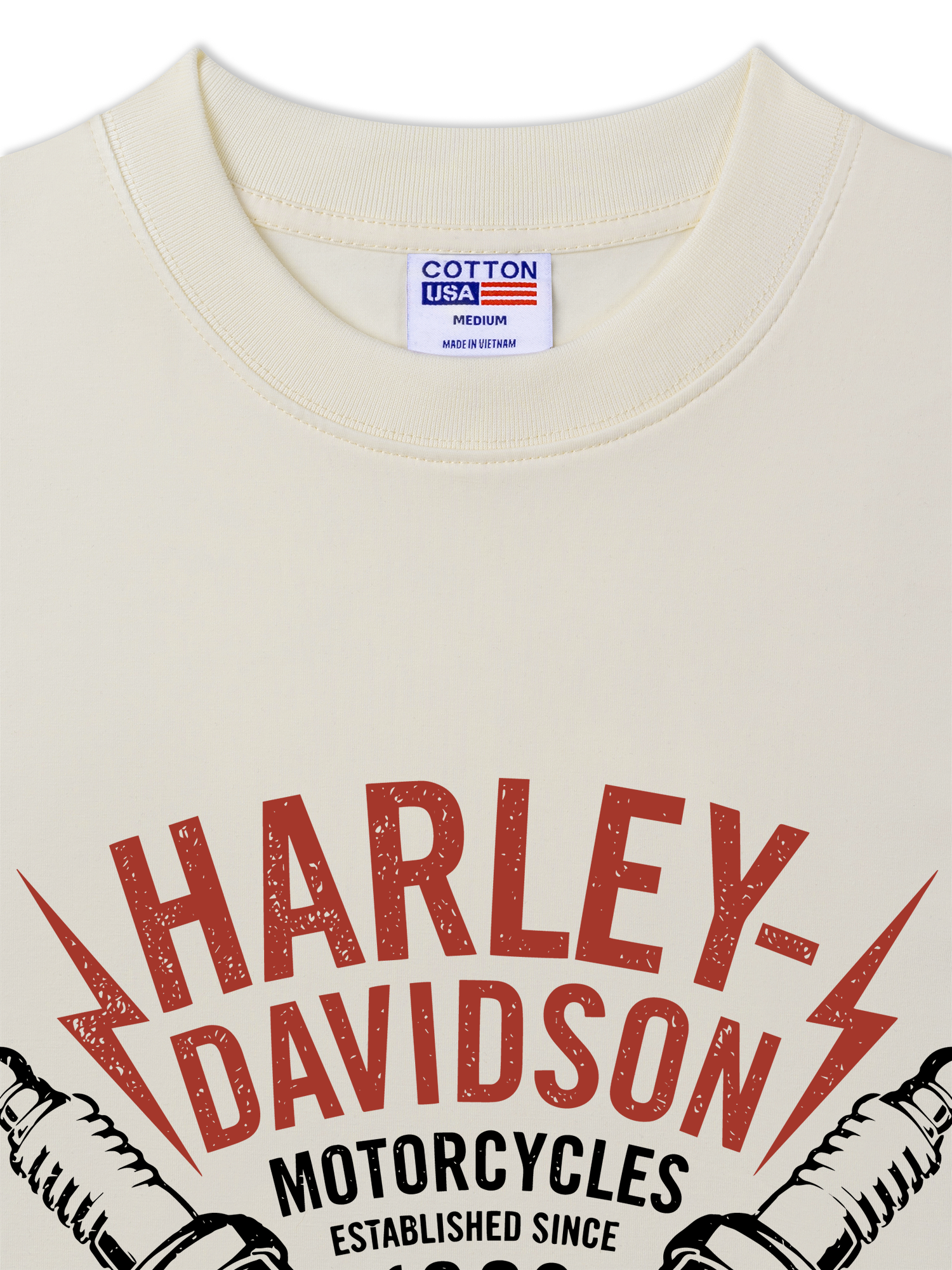 Áo Thun Relaxed Fit Motorbike Harley Davidson Motocycles