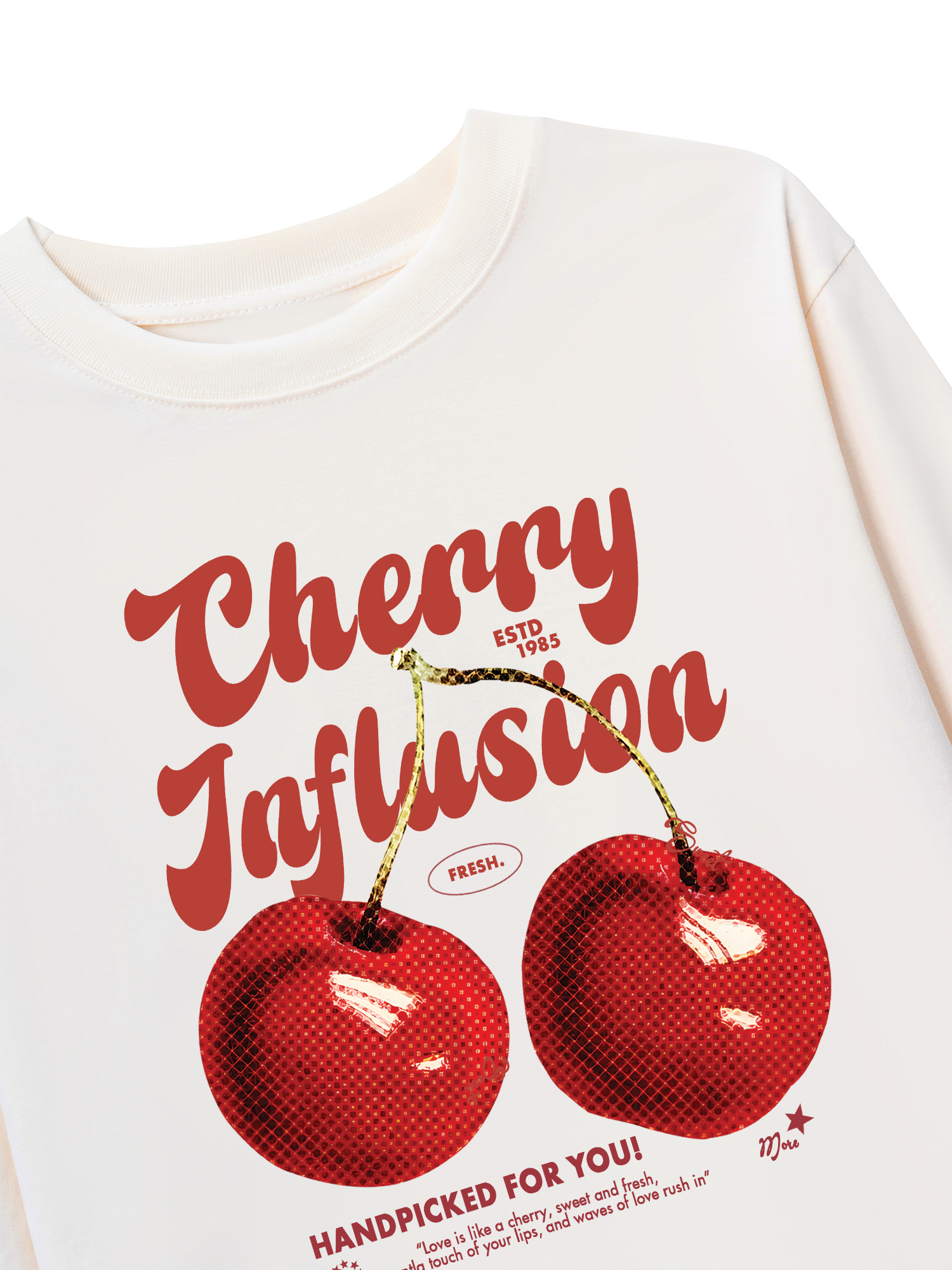 Áo Thun Dài Tay Tropical Cherry Influsion