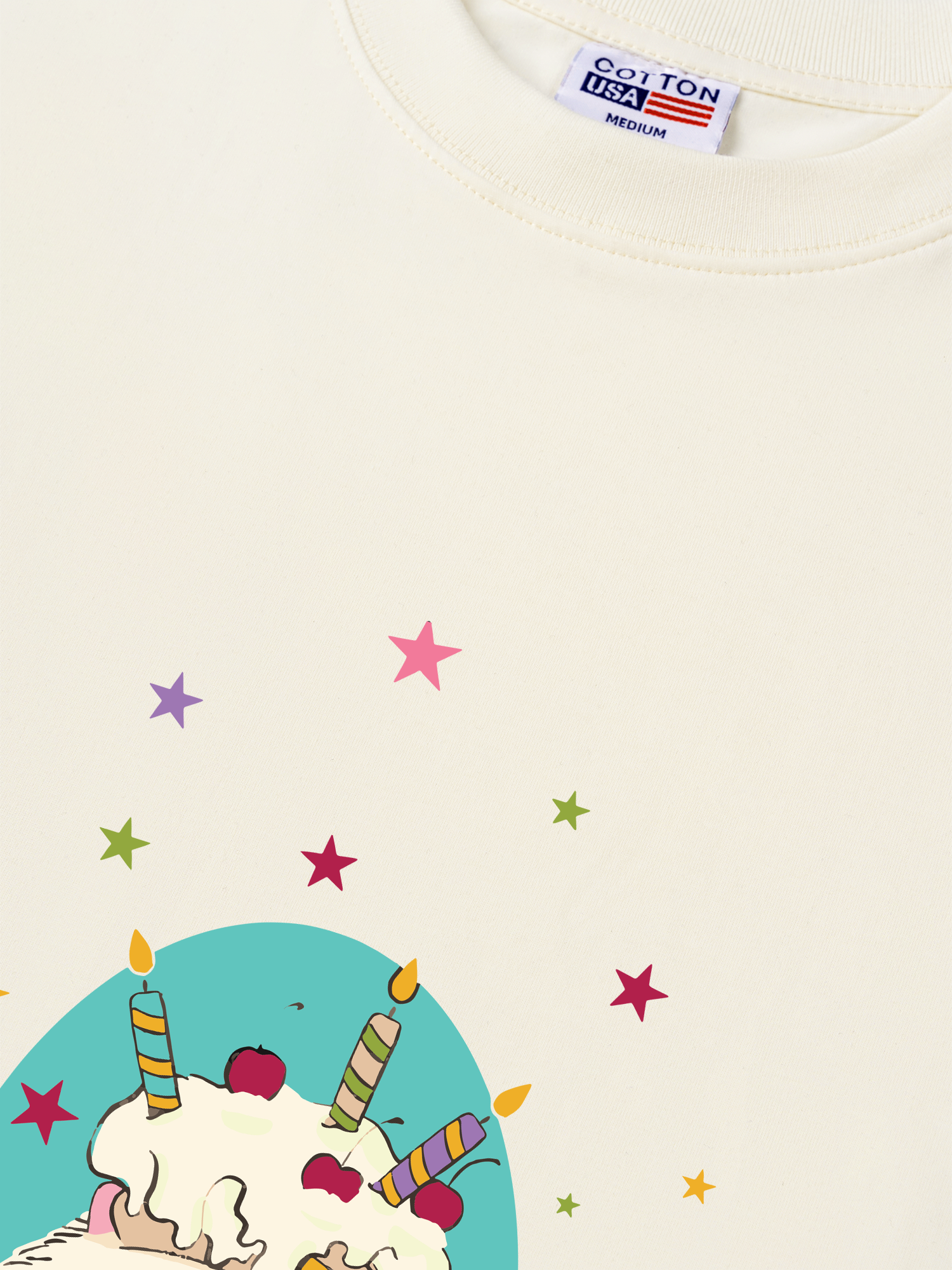 Áo Thun Relaxed Fit Soft Paw Star Bunny