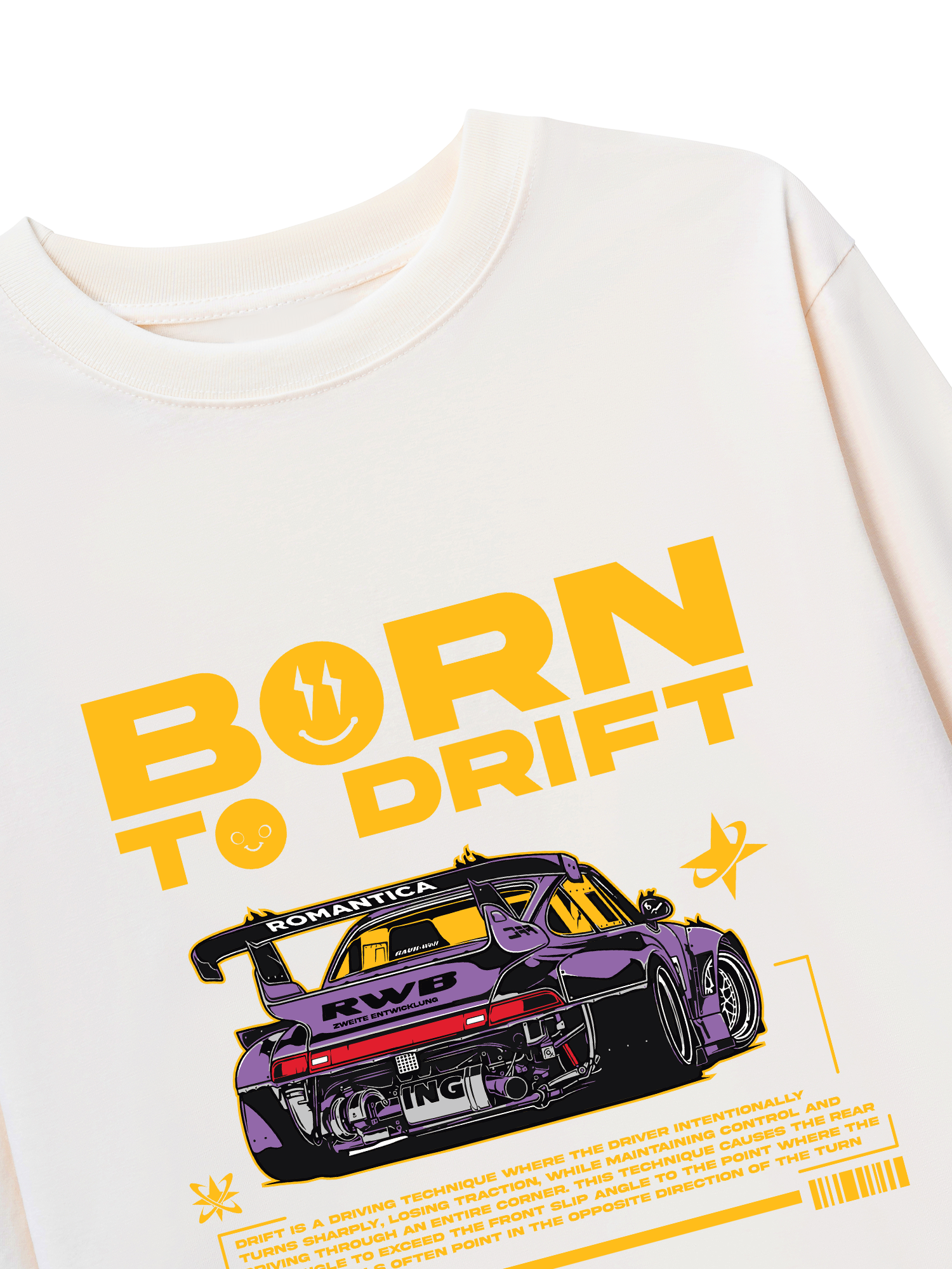 Áo Thun Dài Tay Porsche Born To Drift