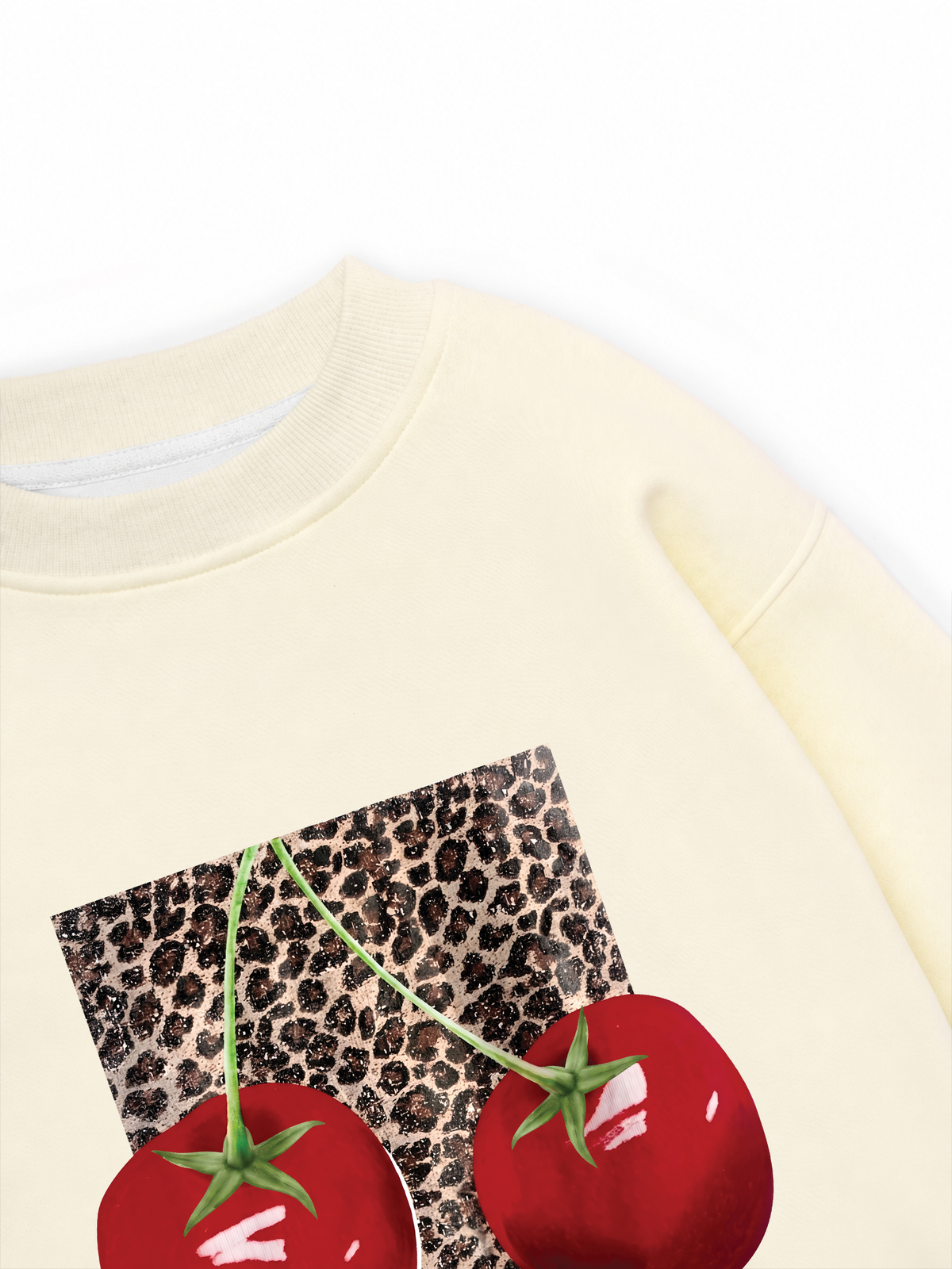Áo Sweater Nỉ Hai Da Urban Leopard Tomatoes Perfection