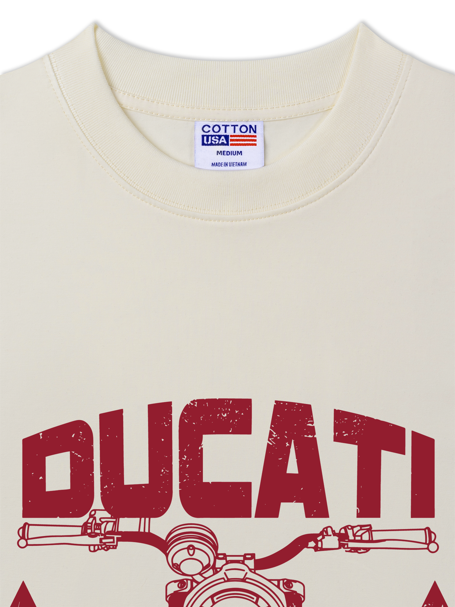 Áo Thun Relaxed Fit Motorbike Ducati Vintage
